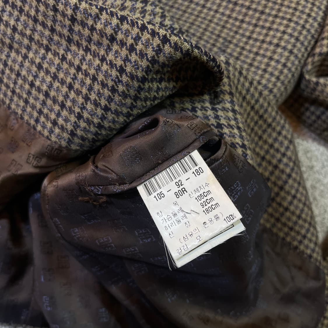 지방시 하운드 체크 울 블레이저 자켓 상품이미지5