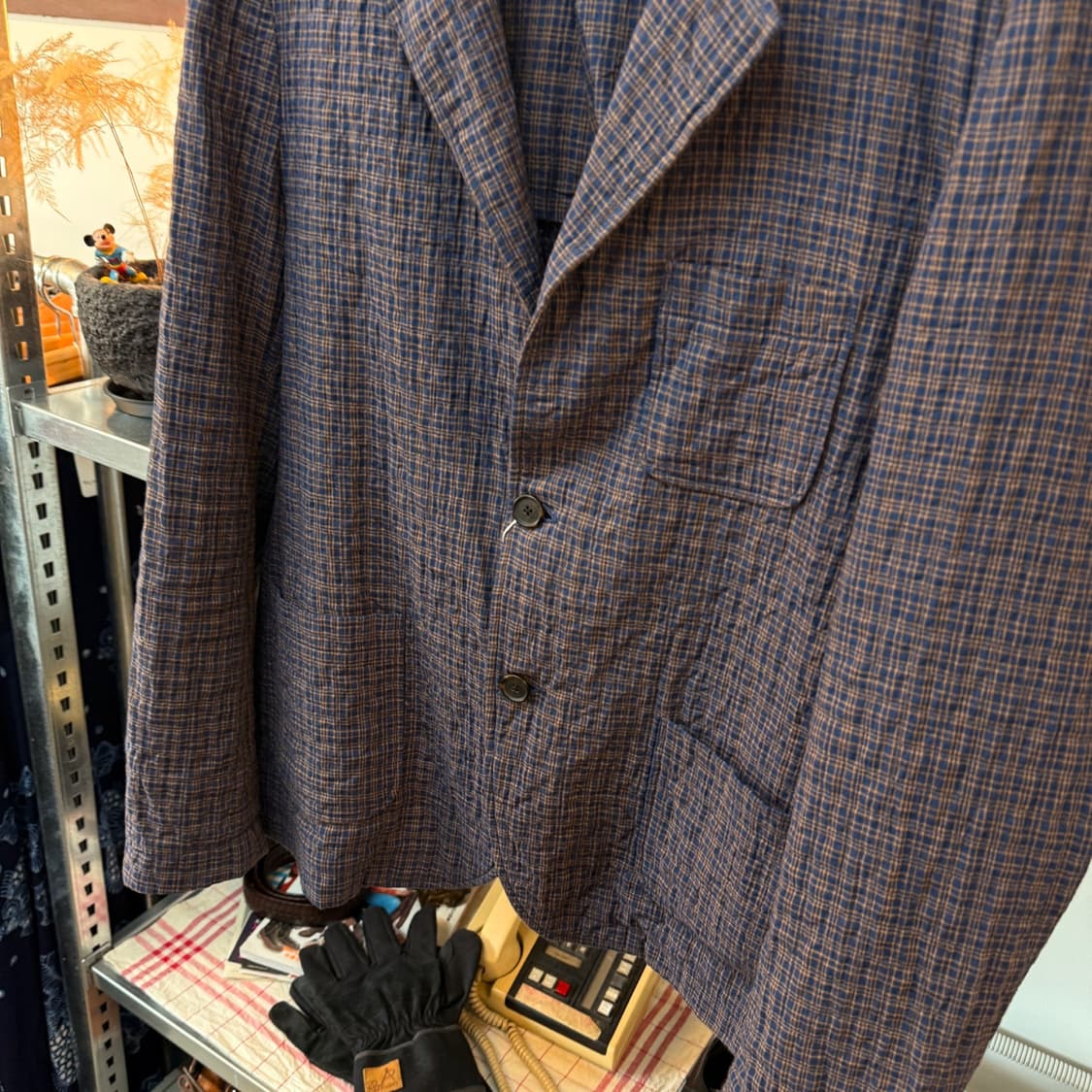 ITOH 인도생산 시어서커 싱글벤트 클래식 자켓 상품이미지5