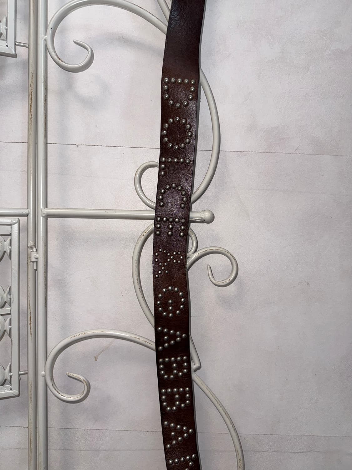 Dolce & Gabbana brown stud logo belt 상품이미지6