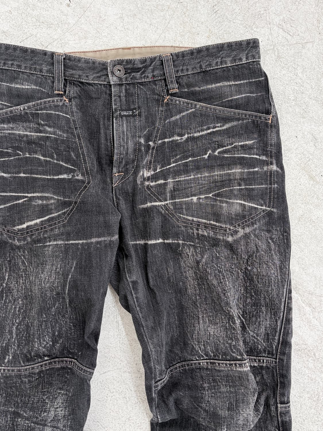 2000‘s 저버드 크랙 워시드 데님 팬츠 상품이미지6