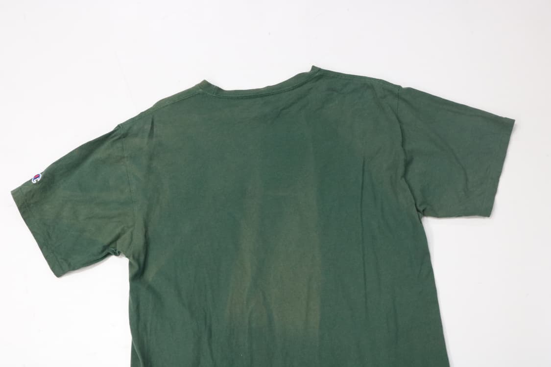 챔피온 빈티지 로고 그린 반팔 티셔츠 (M) 상품이미지8
