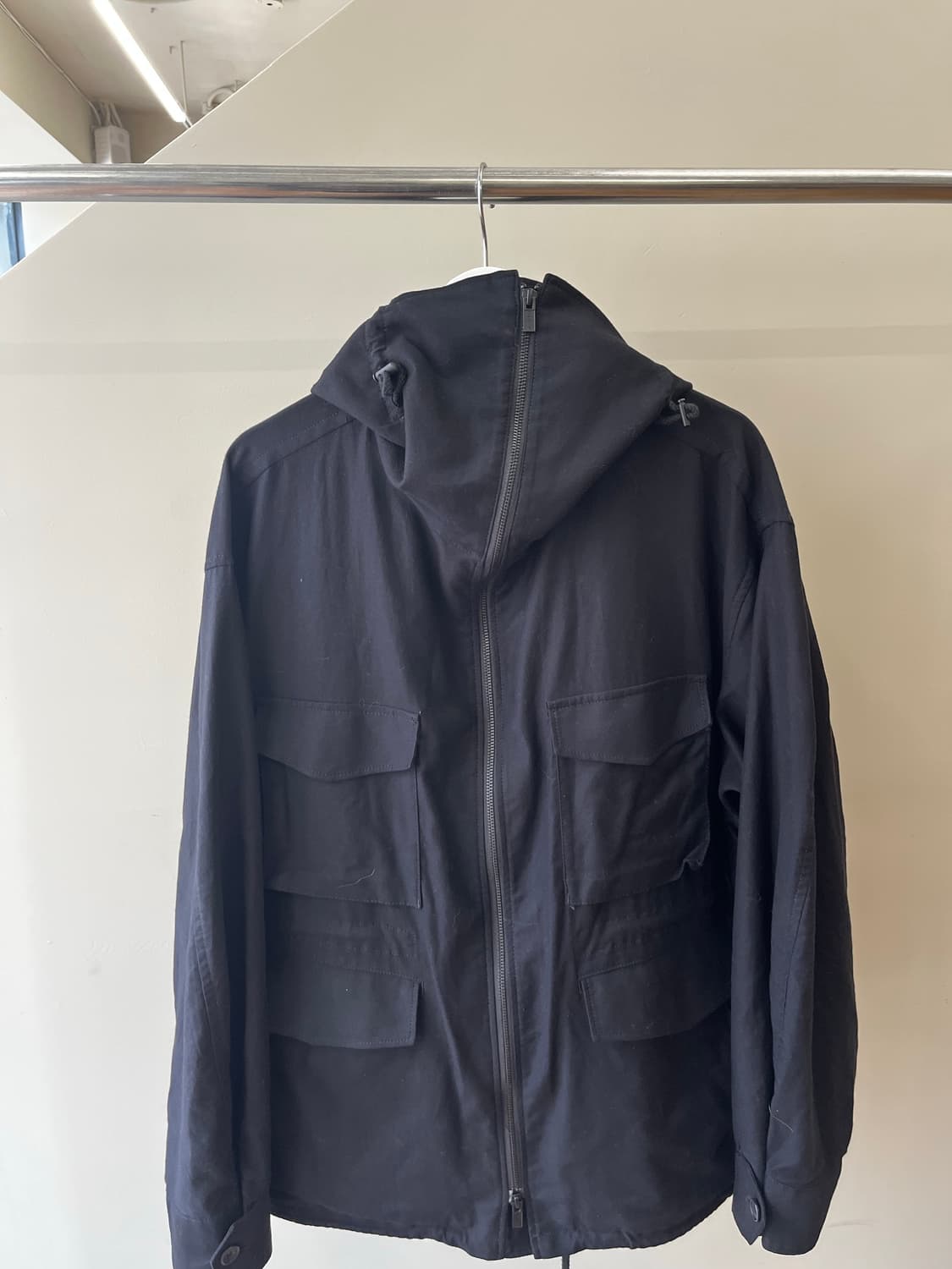 요지야마모토 뿌르옴므 후드 블루종 상품이미지5