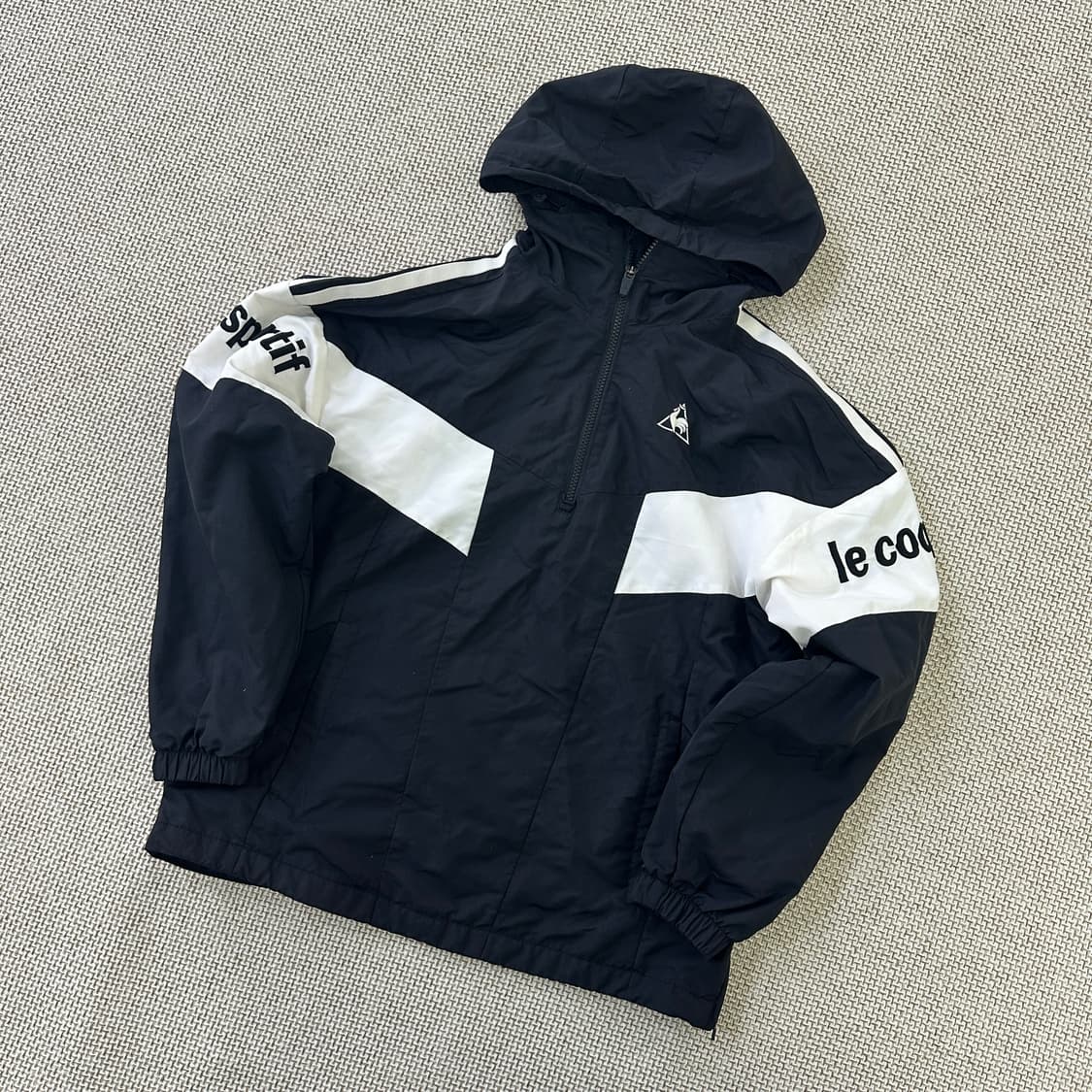 XS 르꼬끄 스포르티브 반집업 바람막이 0423D 상품이미지1