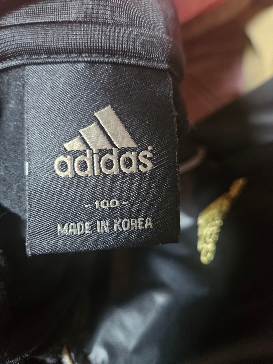 아디다스 B2B 니트 블랙 골드라인 트랙탑 져지 2011년식 져지구형 상품이미지2