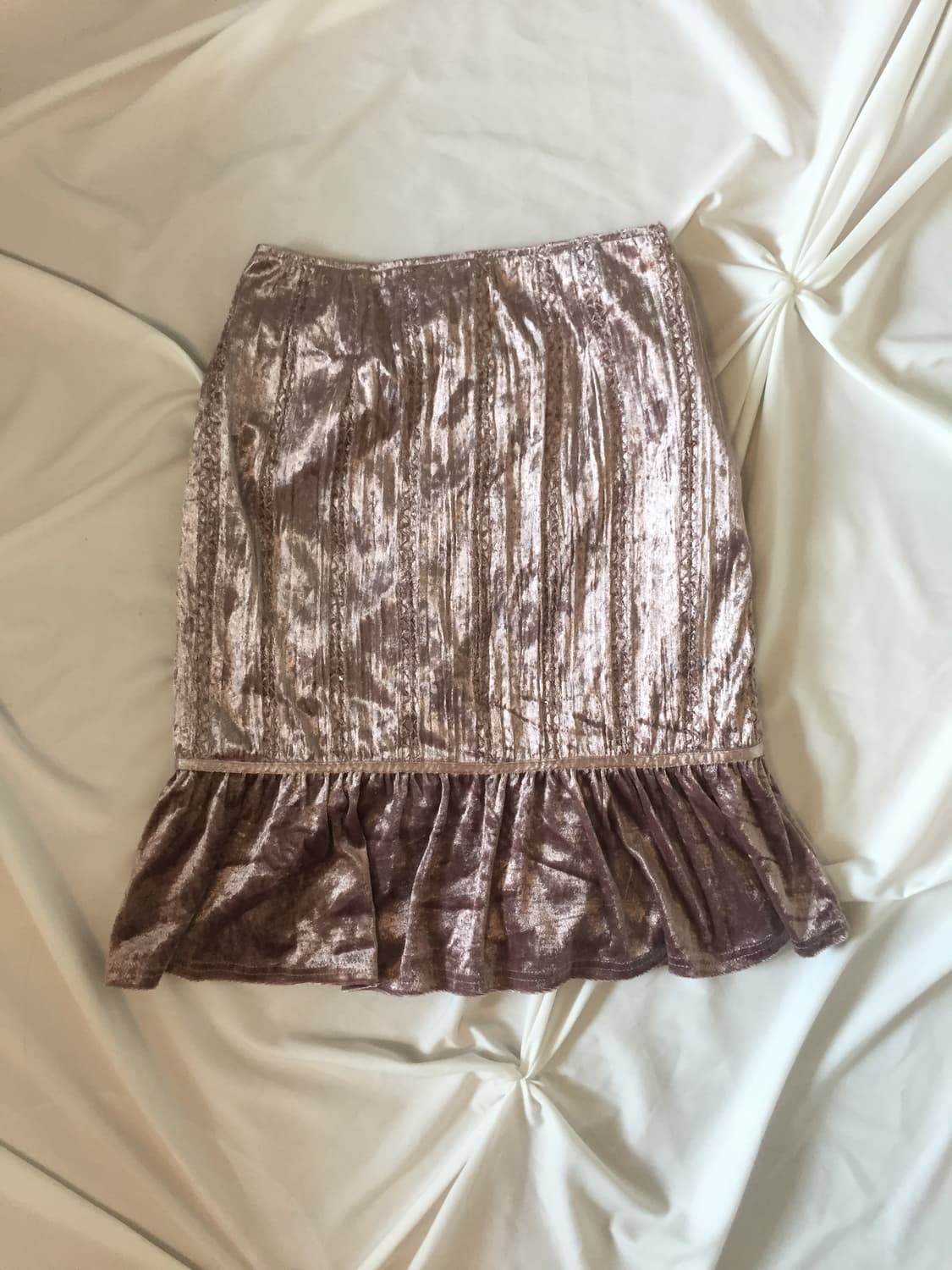 스팽글 연보라 스커트 상품이미지1