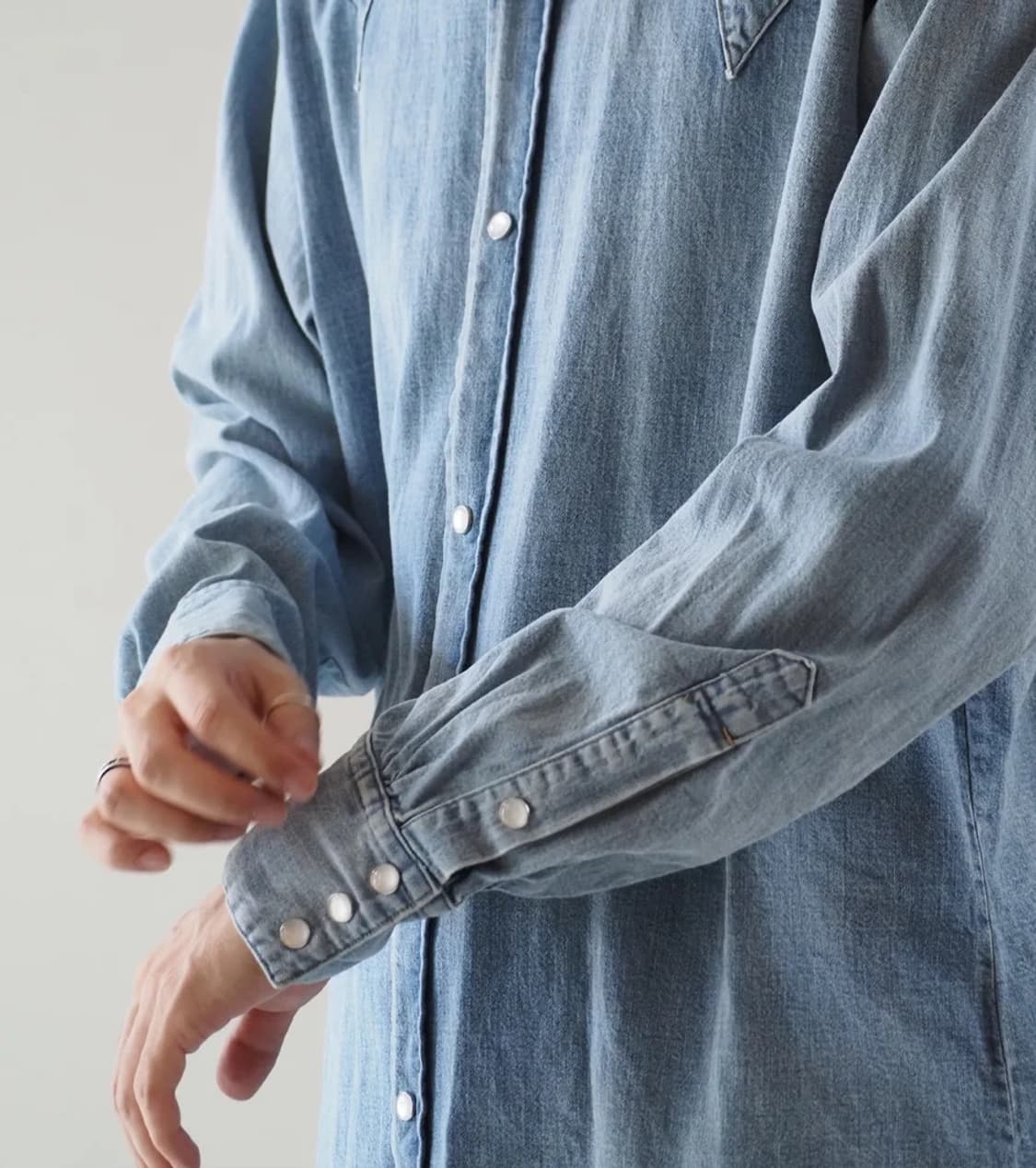 maatee and sons 웨스턴 데님 셔츠  상품이미지6