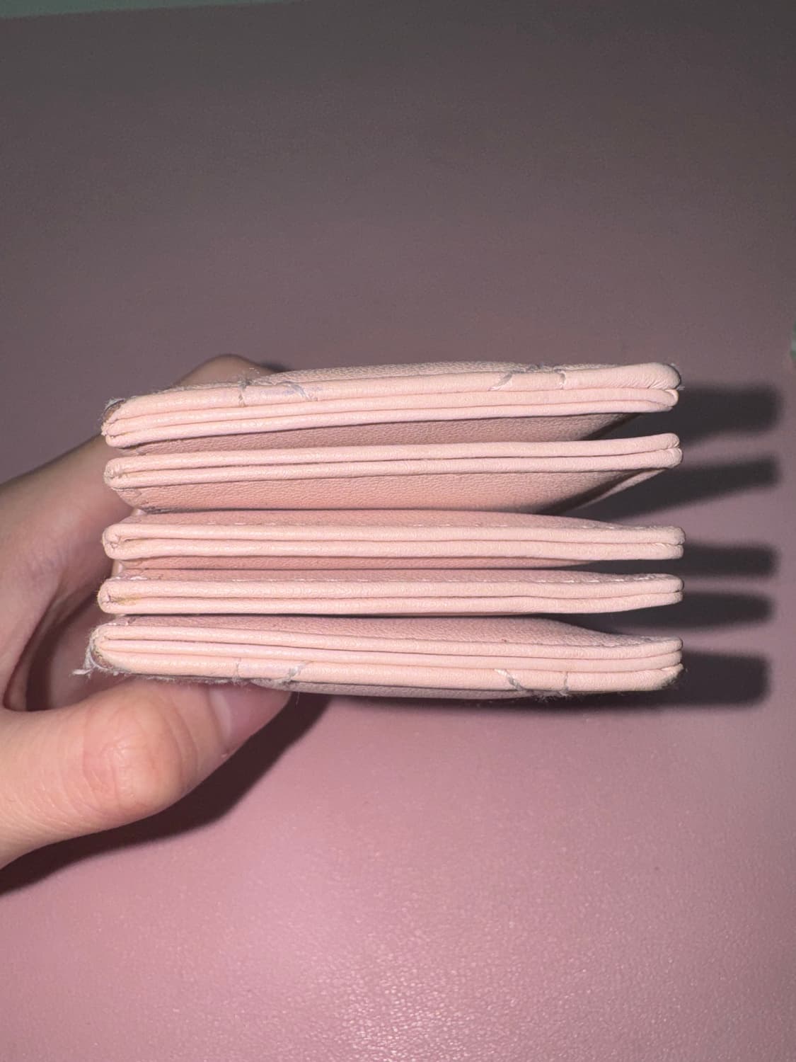 디올 자스민 아코디언 카드지갑 파우더핑크 상품이미지5