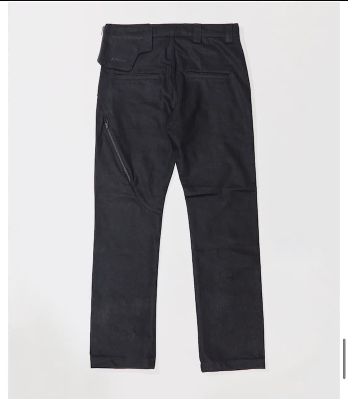 플라스틱프로덕트 wallet raw denim pants S size 상품이미지2
