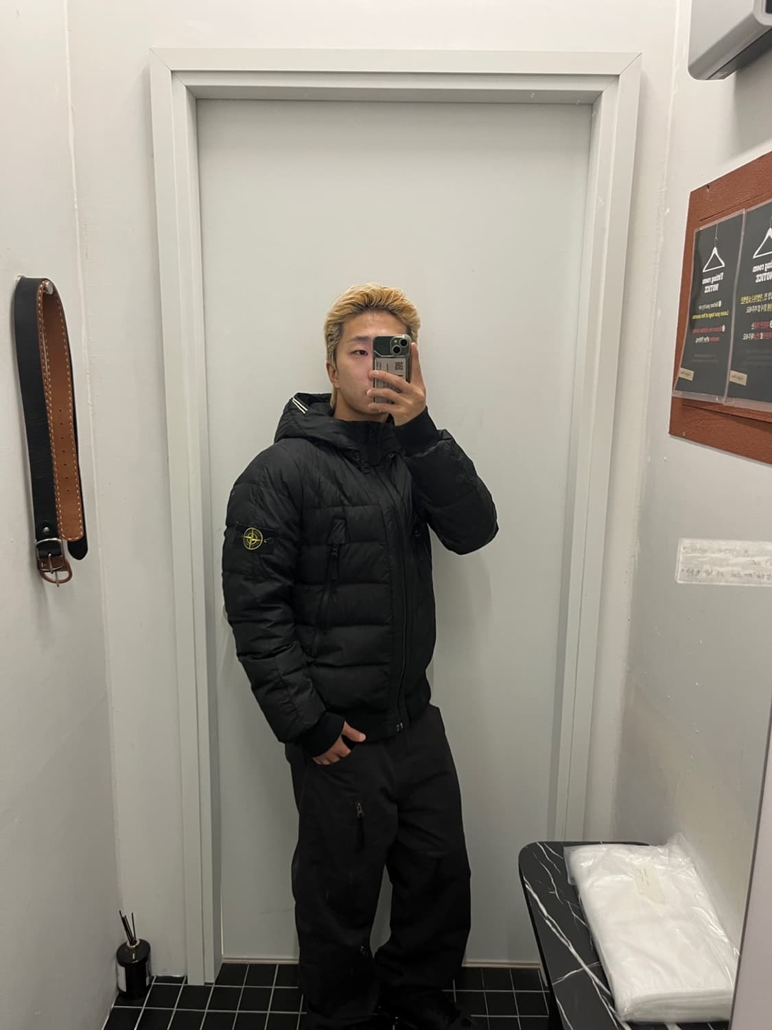 스톤 아일랜드 Opaque 나일론 다운 자켓 상품이미지9