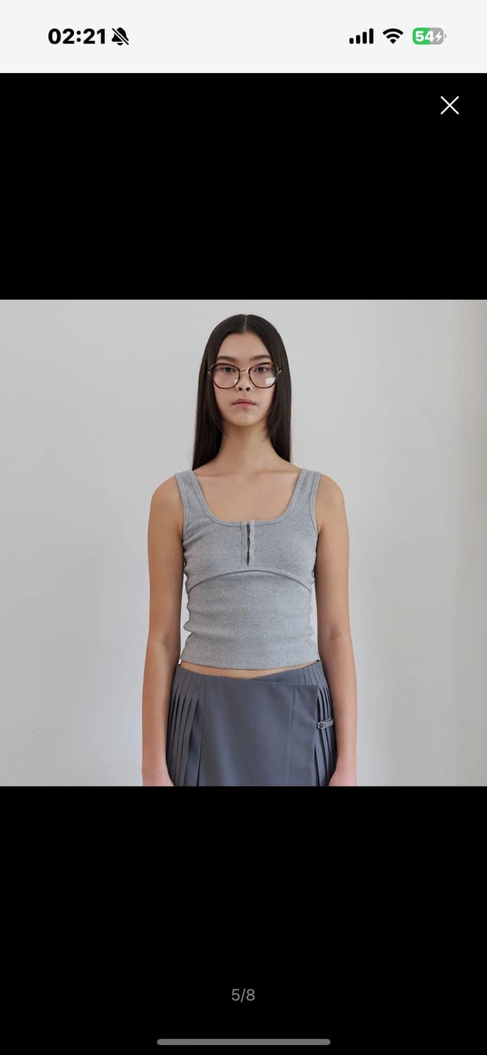 LCDC 엘씨디씨피엠 BUSTIER DETAIL TANK TOP 탱크탑 상품이미지1