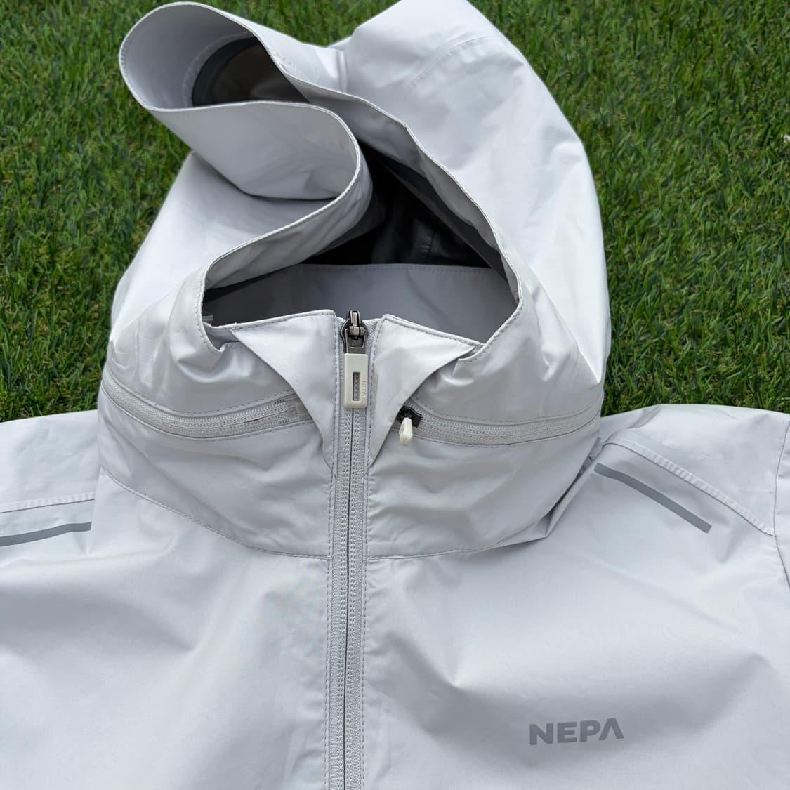 100)NAPA 네파 고어텍스 라이트 그레이 바람막이 자켓  상품이미지3