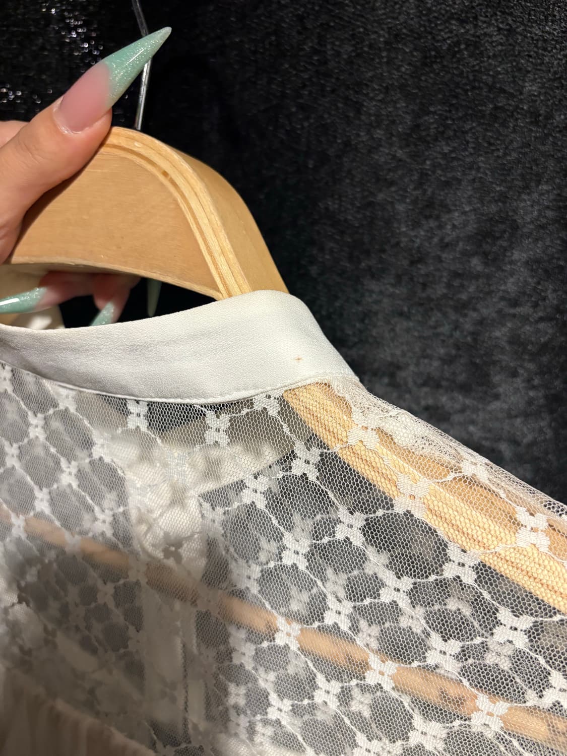 히메 갸루 화이트 레이스 셔츠 #csz4364 상품이미지8
