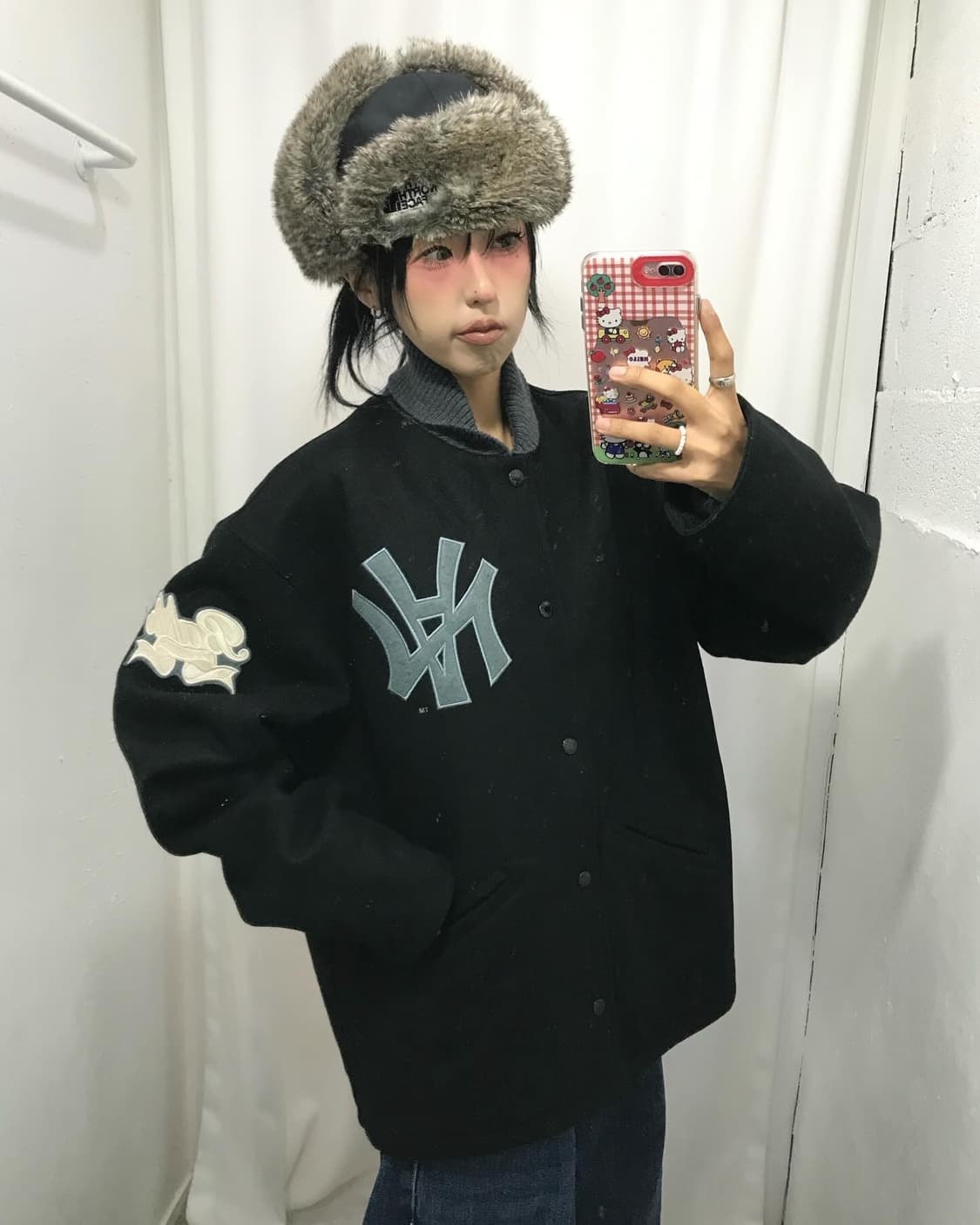 Bape X Neighborhood Collaboration 바시티자켓 상품이미지5