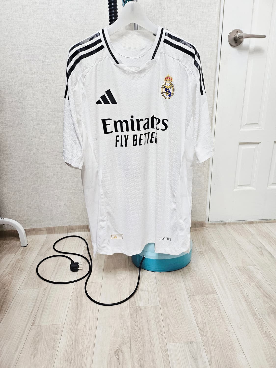 (110)2XL 24~25시즌 레알마드리드 음바페 [흰검] 어센틱유니폼 상품이미지1