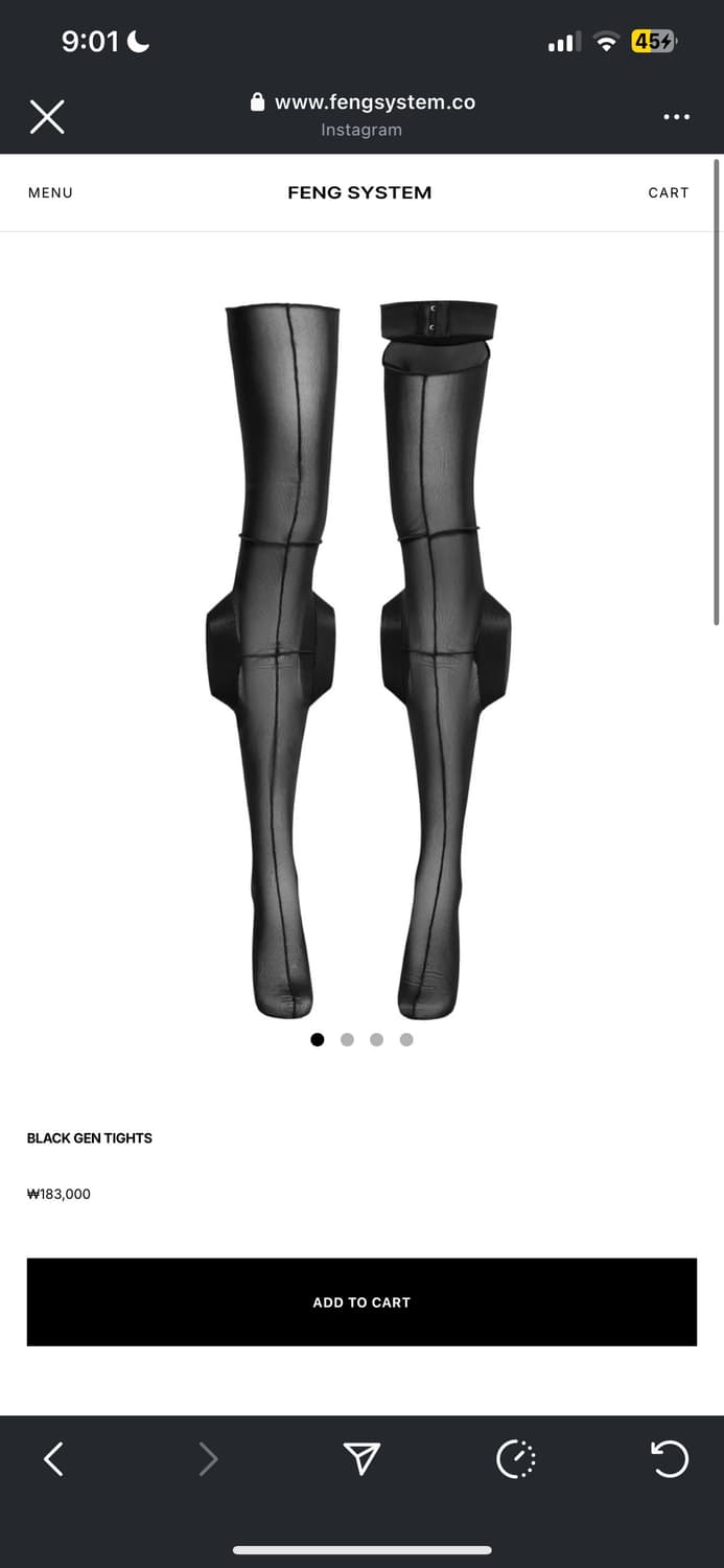 feng system black gen tights 상품이미지2