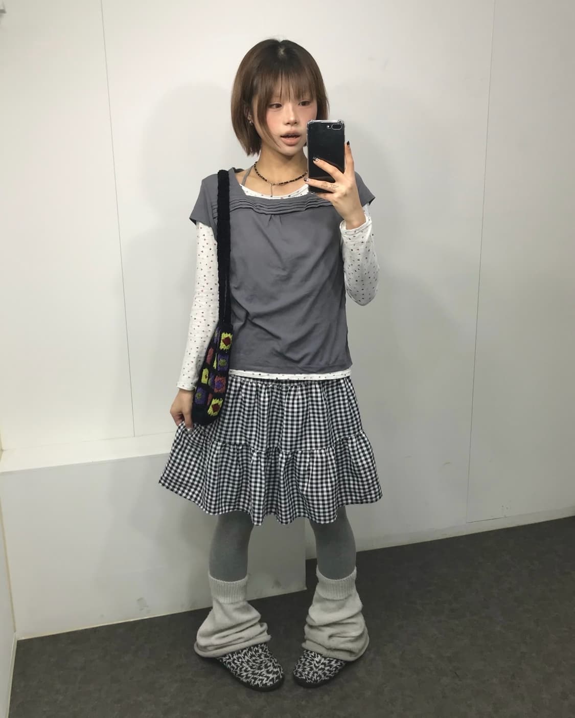 𖤐깅엄 데일리 코디 Set 𖤐 상품이미지2