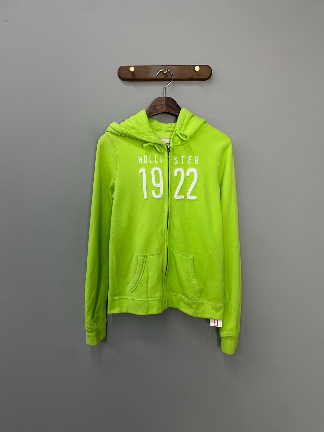 홀리스터 라이트그린 로고 후드집업 H1672 상품이미지2