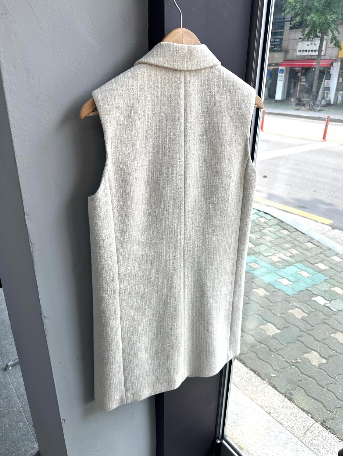 40/ 브루넬로 쿠치넬리 트위드 슬리브리스 자켓 상품이미지7
