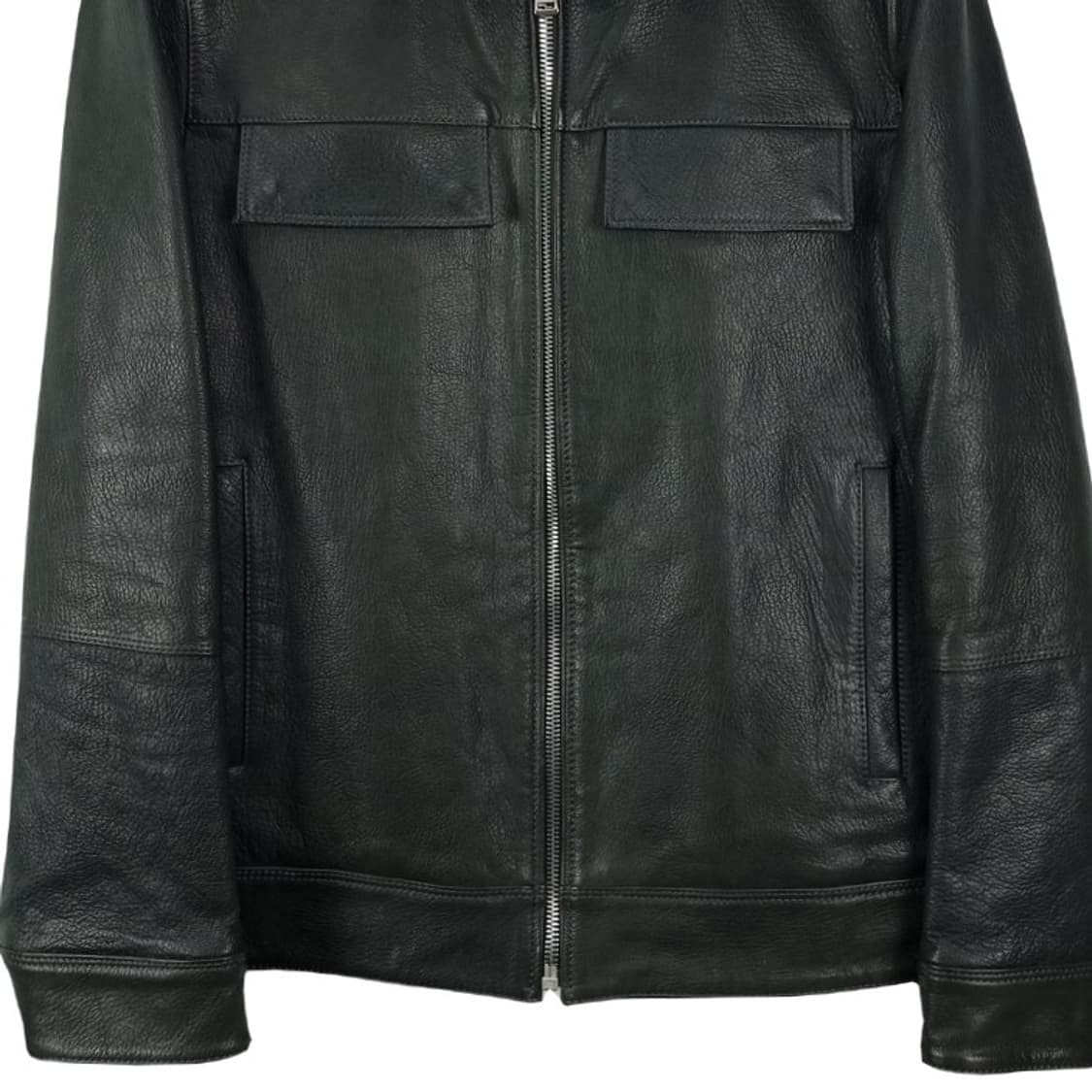 [빈티지] 리얼 고트 스킨 염소가죽 싱글 라이더 레더 자켓 M17025 상품이미지5