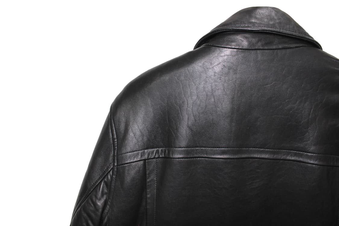 2000s Calvin Klein 캘빈클라인 카우레더 카코트 상품이미지9