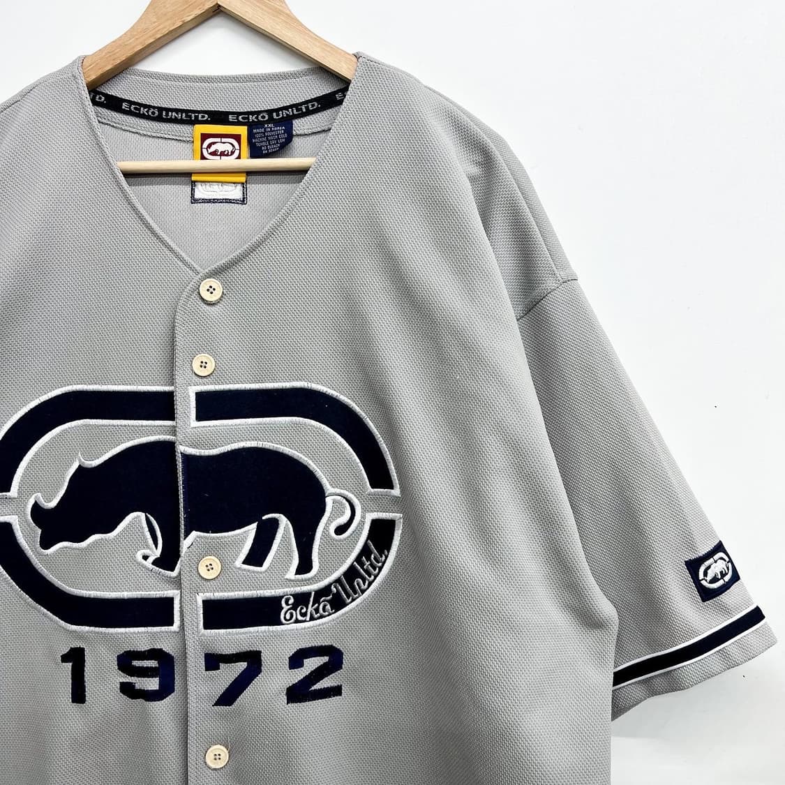 에코 90‘s 리노 엠브로이드 빅사이즈 베이스볼 져지 상품이미지4