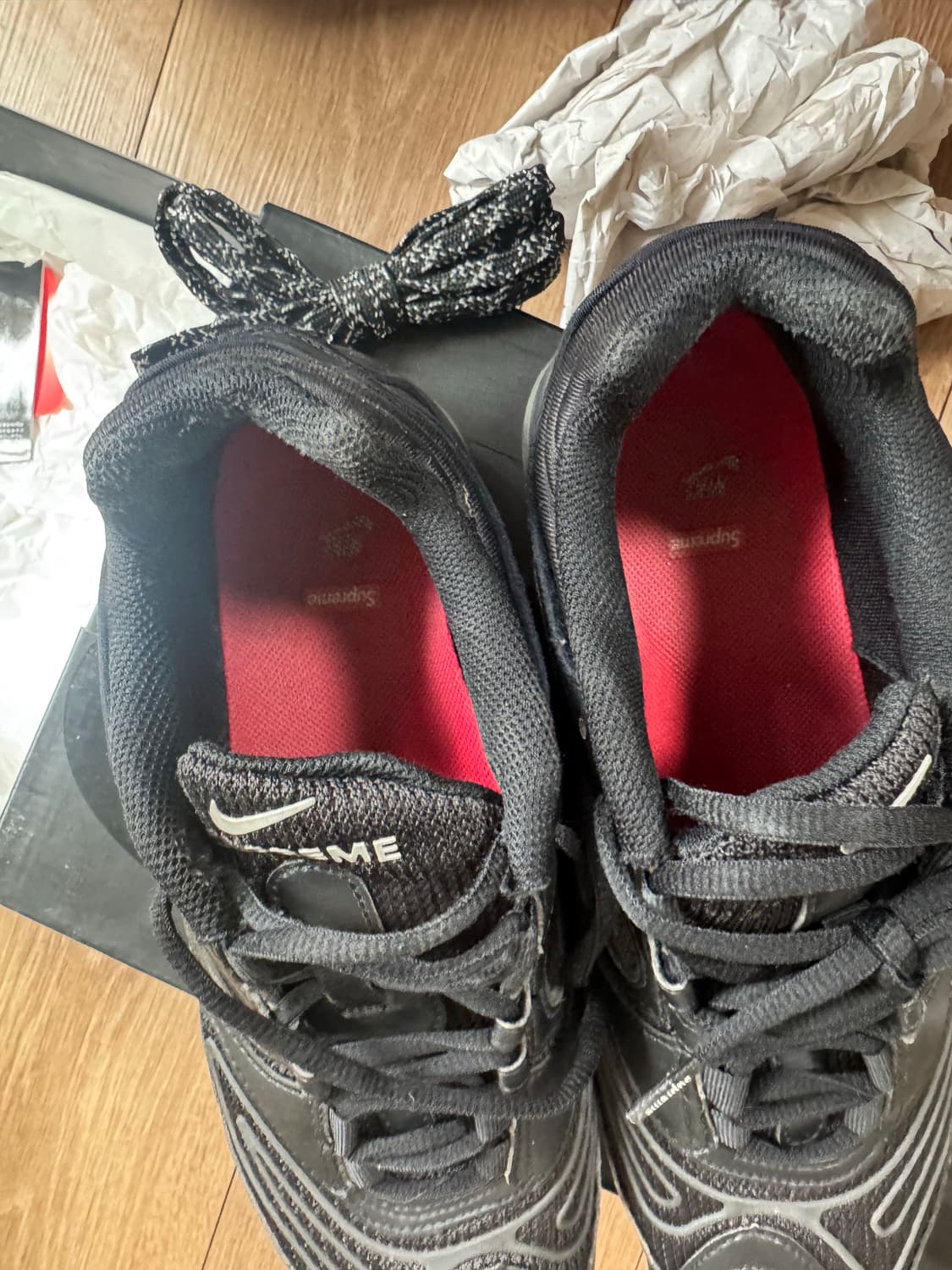 나이키x슈프림 에어맥스 98 tl 블랙 270 상품이미지7