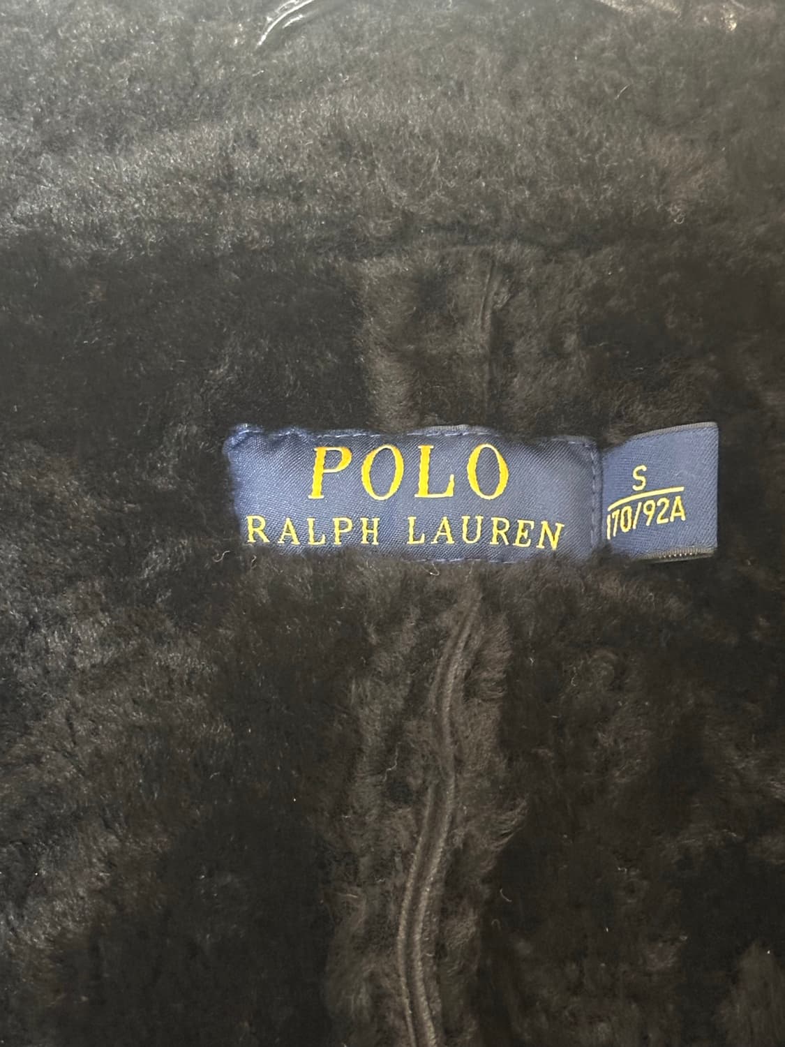 폴로 양털 시어링 무스탕 피코트 S 상품이미지5