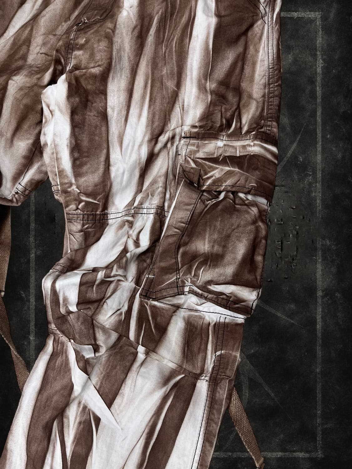 tie-dye cargo string pants 상품이미지6