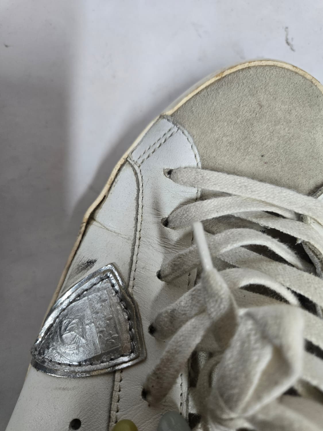 필립모델 화이트 실버 스니커즈 38 상품이미지10