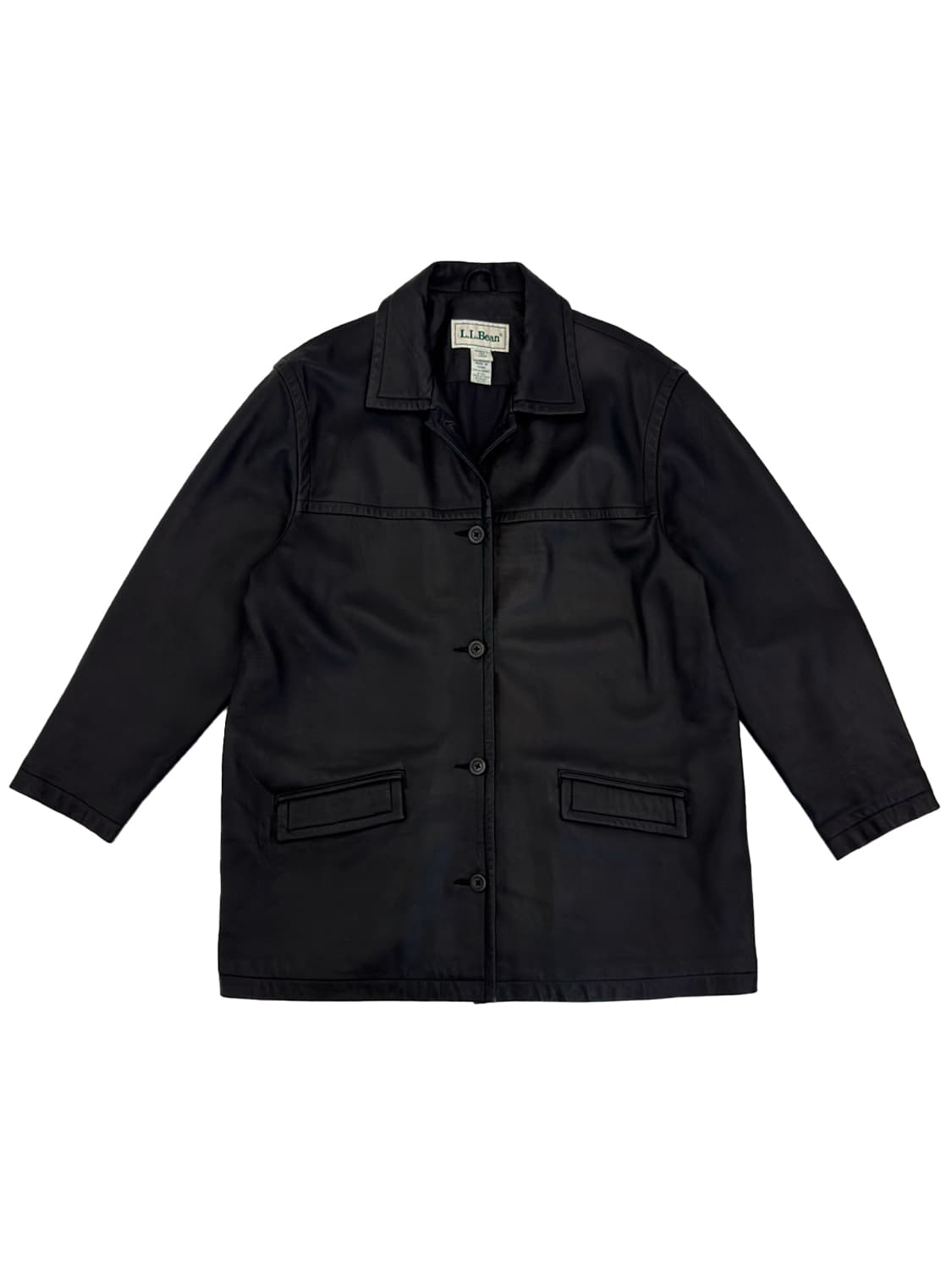 L.L.Bean Leather Car Coat 상품이미지1