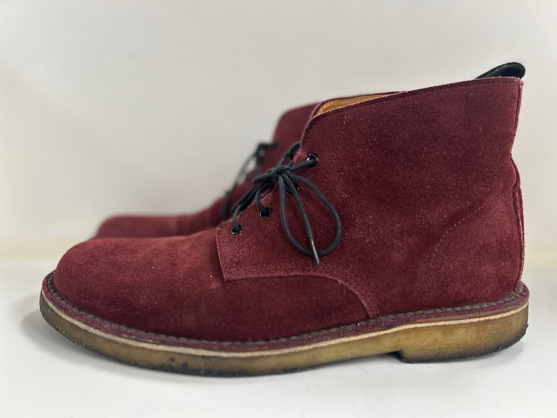 더블탭스 WTAPS 버건디 크레페솔 데저트 부츠 9 상품이미지1