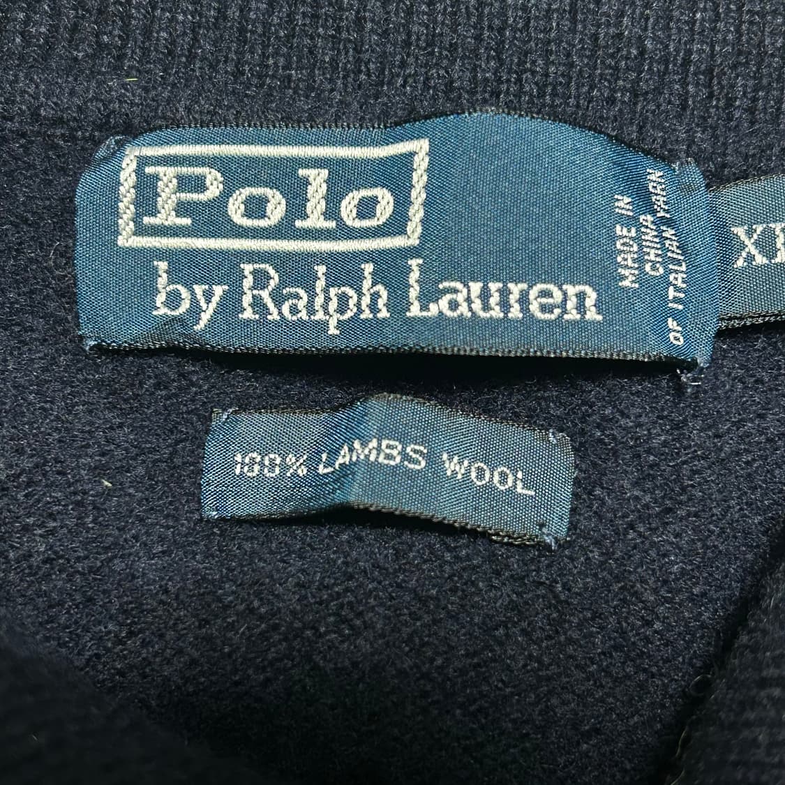 XL 폴로랄프로렌 램스울 카라 니트 상품이미지4