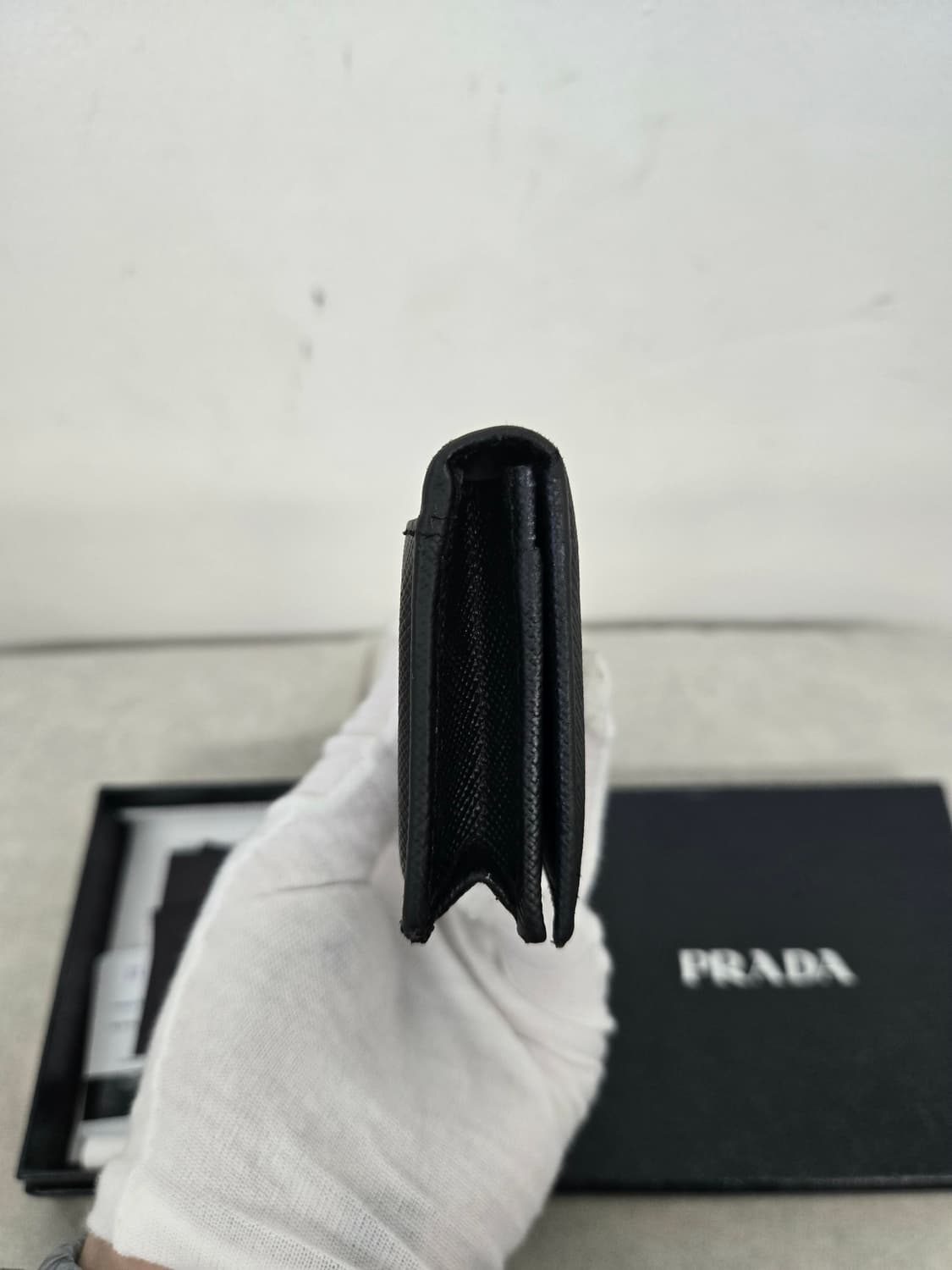[보증서 정품] 프라다 사피아노 카드 반지갑 상품이미지4