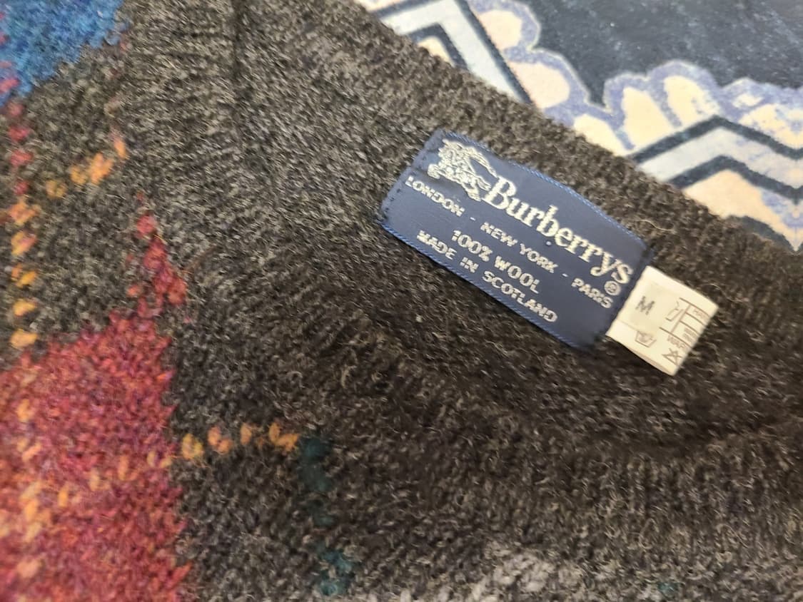 버버리 80’S 니트 상품이미지3