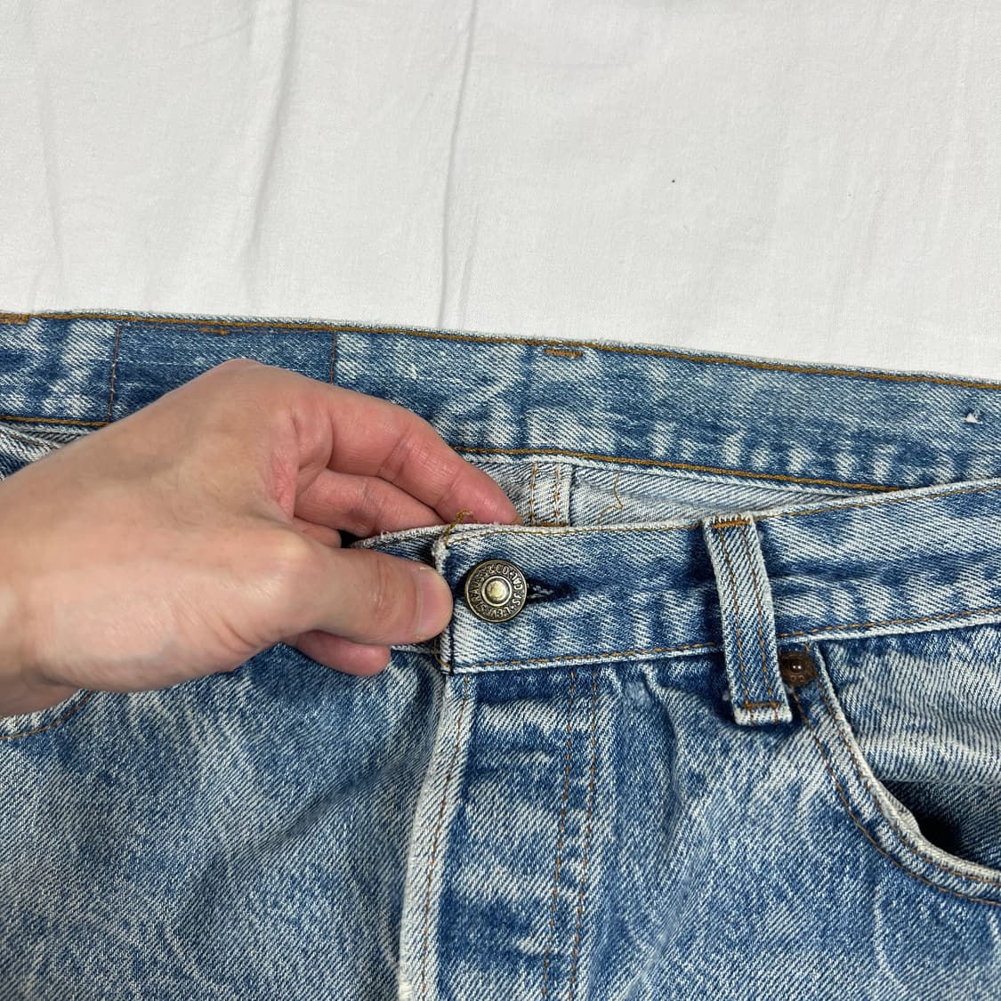 80‘s 리바이스 levis 501 데님팬츠 청바지 상품이미지5