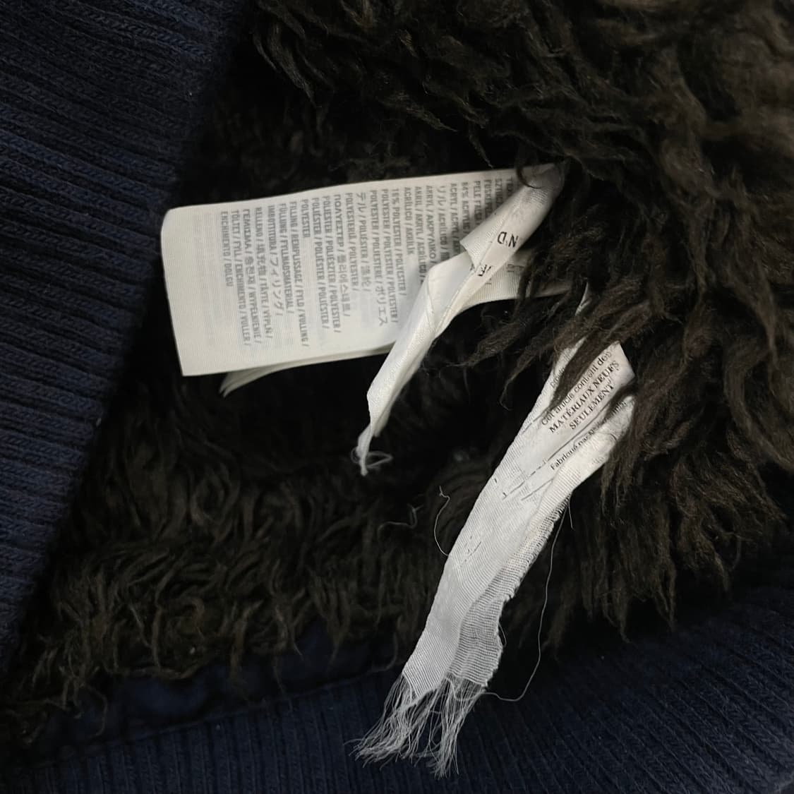 아베크롬비 피치 로고 울프죠 후드집업 네이비 상품이미지5