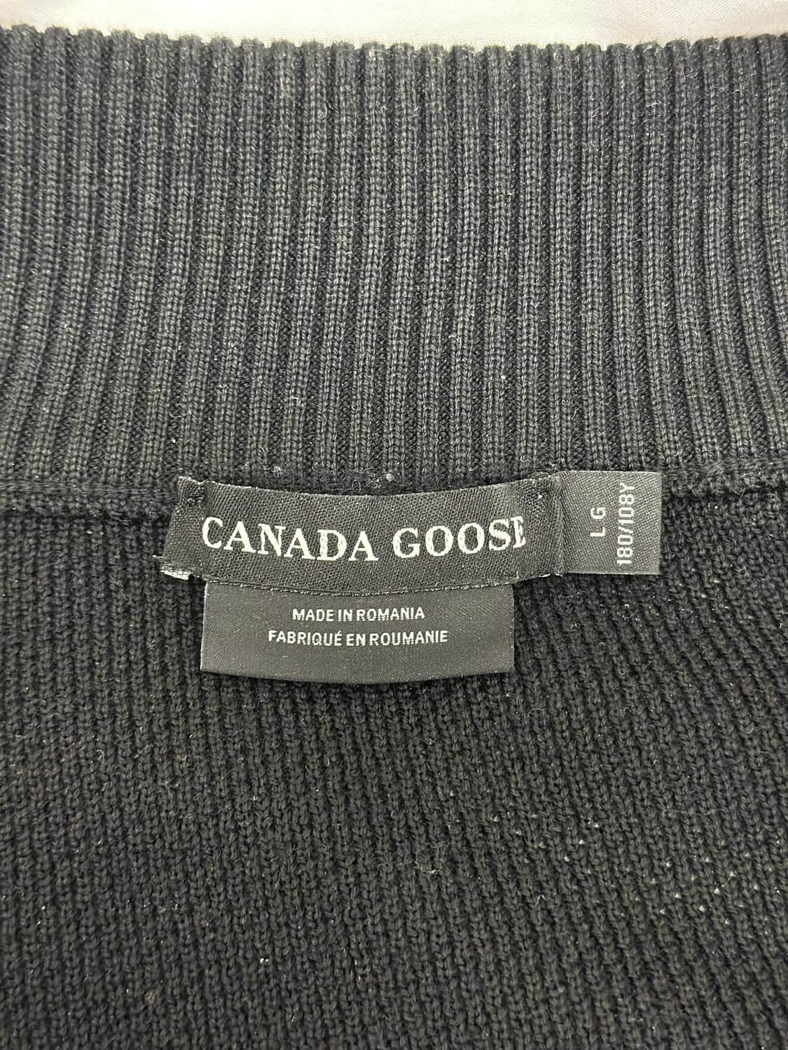 [정품] 캐나다구스 니트패딩 블랙 상품이미지5