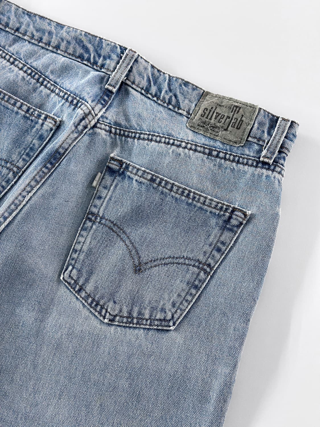 (Rare)90s 빈티지 리바이스 실버탭 usa 스트레이트 앤 슬림 데님 상품이미지5