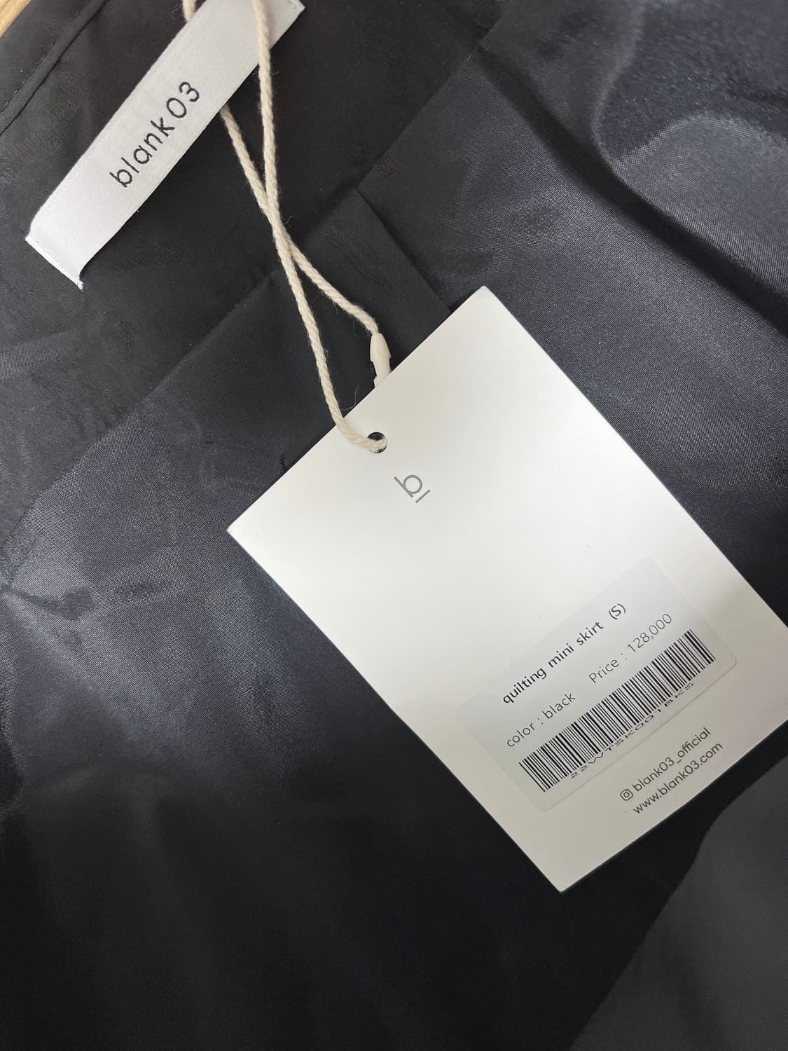 블랭크03 퀼팅 패디드 미니 스커트 상품이미지6