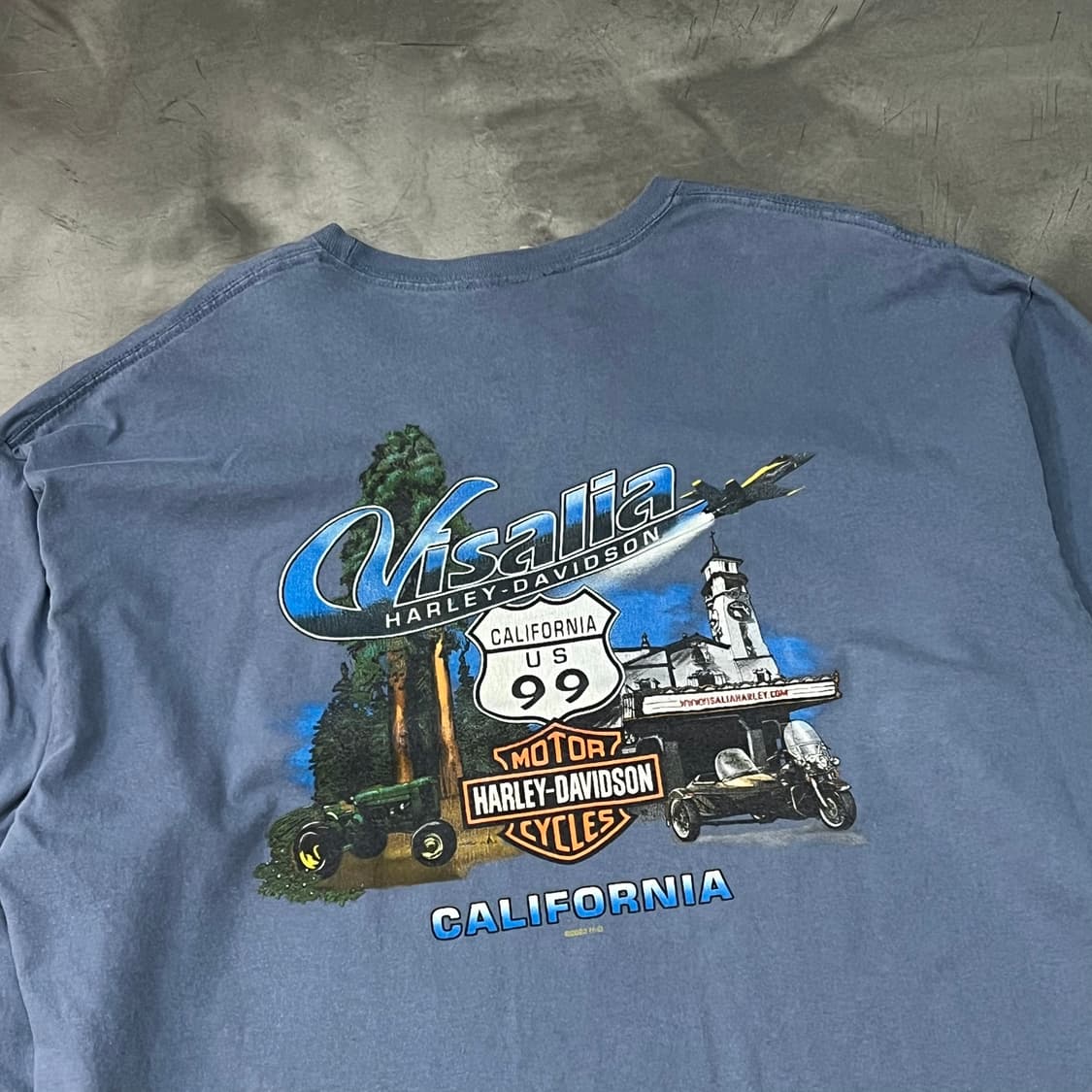  할리데이비슨 프린틴 롱슬리브 y14729 상품이미지4