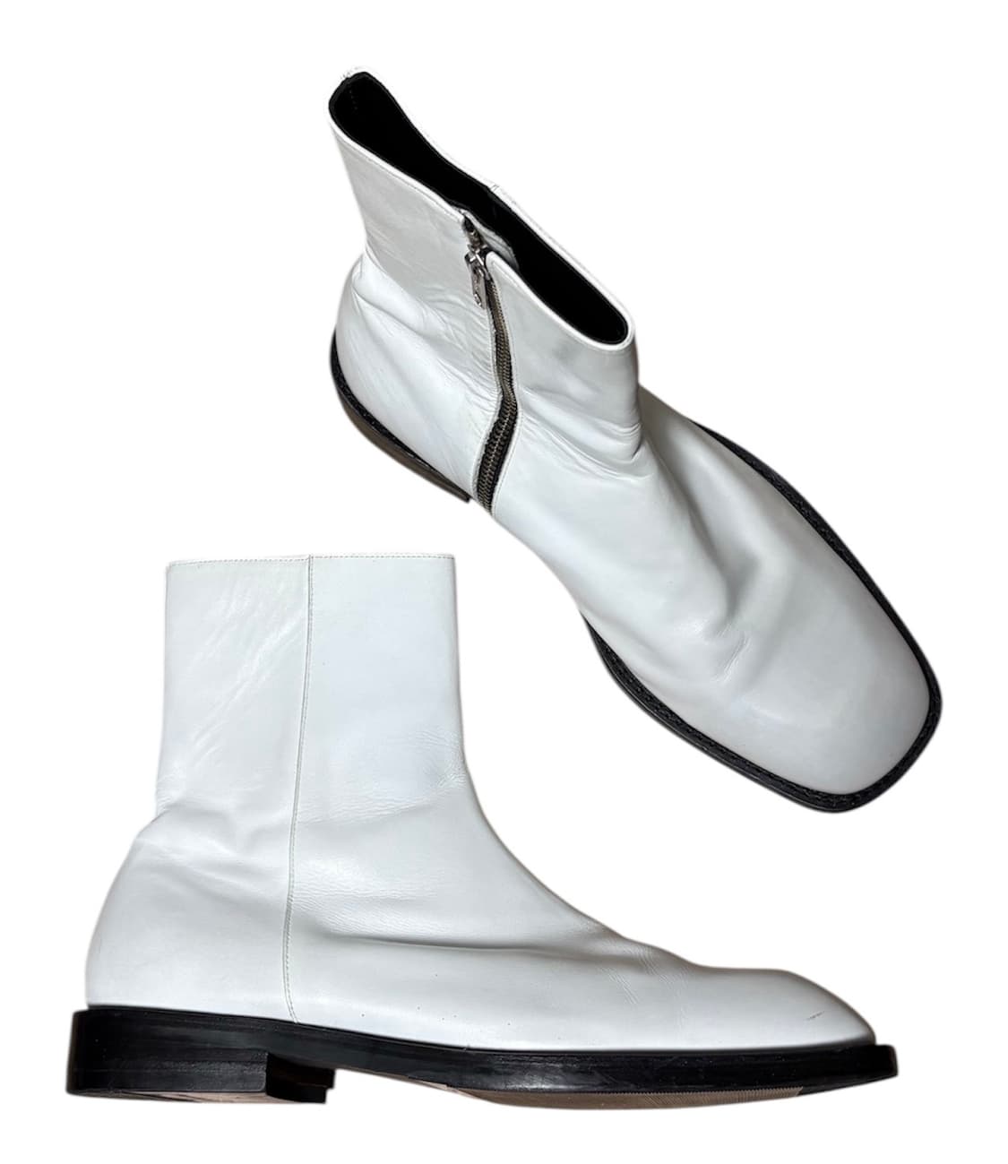 앤더슨벨 화이트 레더 부츠 43 상품이미지3