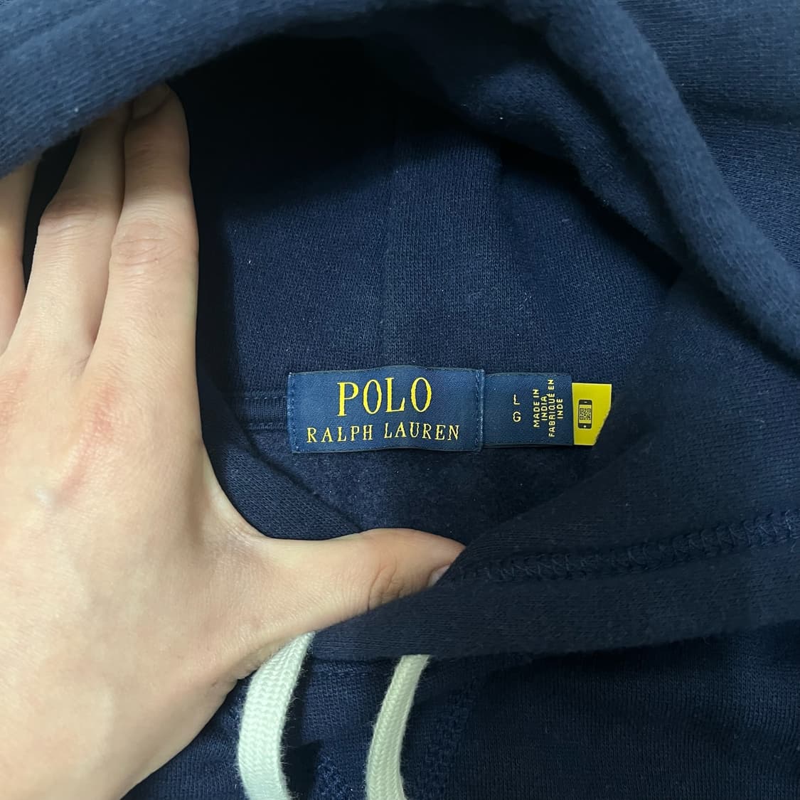폴로 랄프로렌 베이직 기모 후드티 L/100 상품이미지5