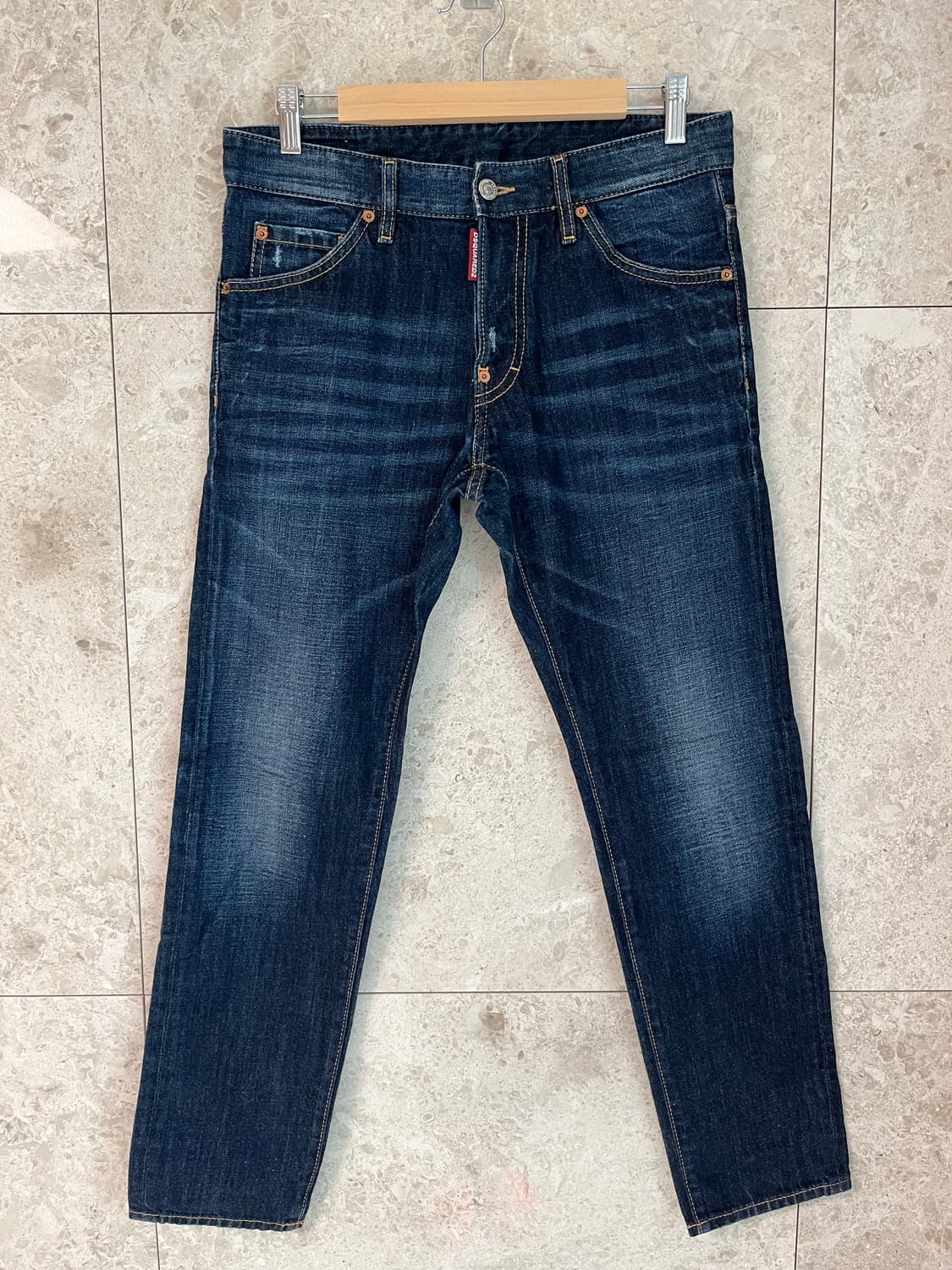 디스퀘어드2 남성 데미지 워싱 청바지 46 정품 상품이미지1