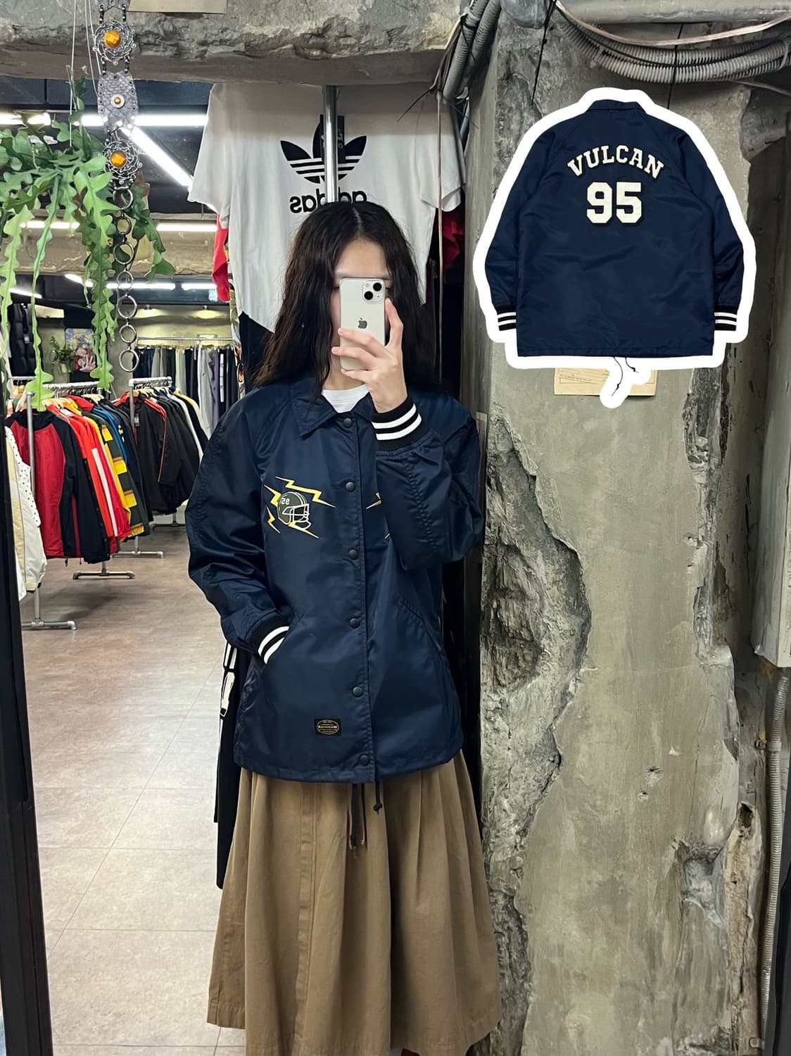 모디파이드 코치 자켓 네이비 M #csz1841 상품이미지1