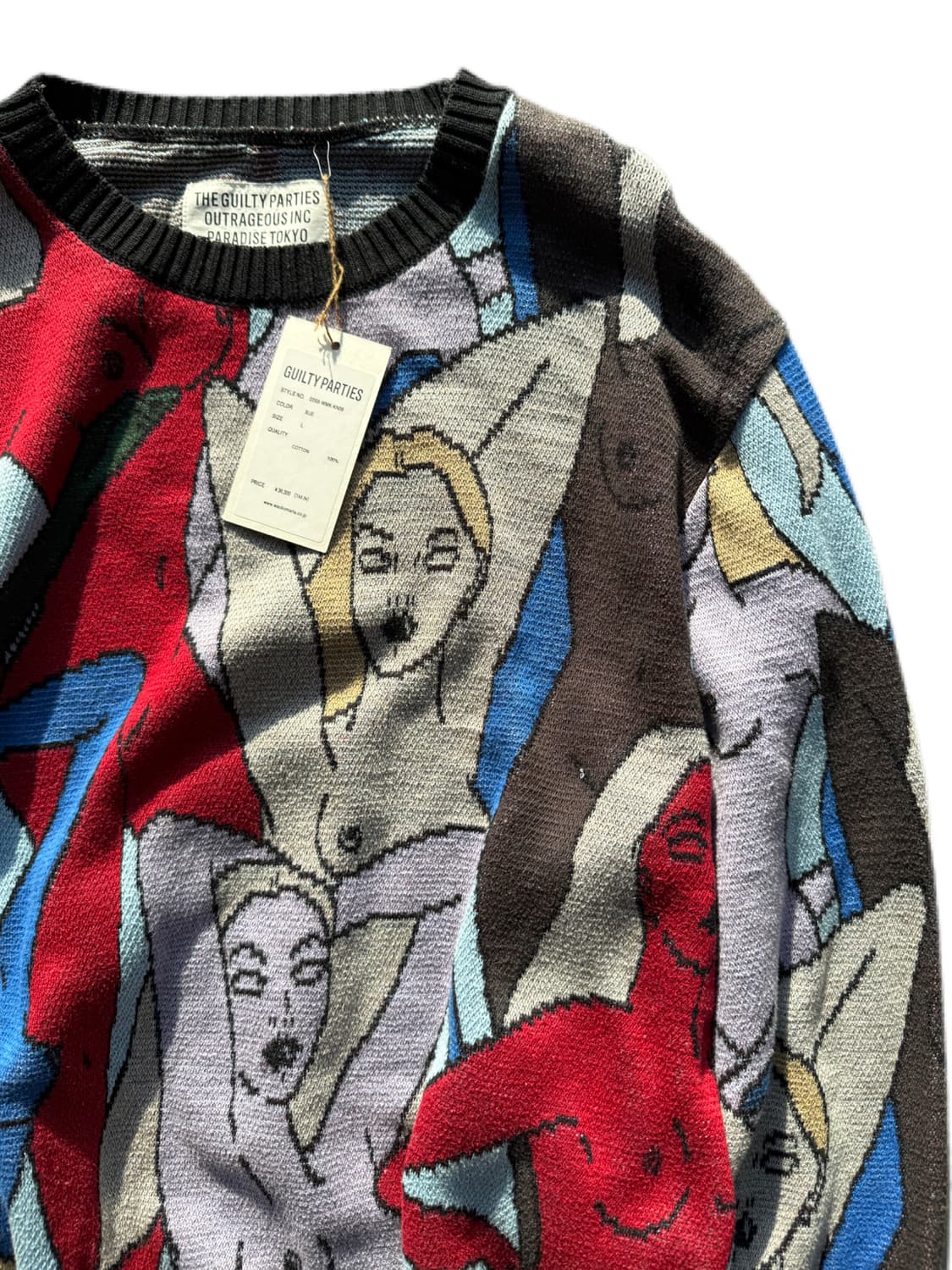 와코마리아 백녀무늬도 자카드 니트 L(XL) 상품이미지4