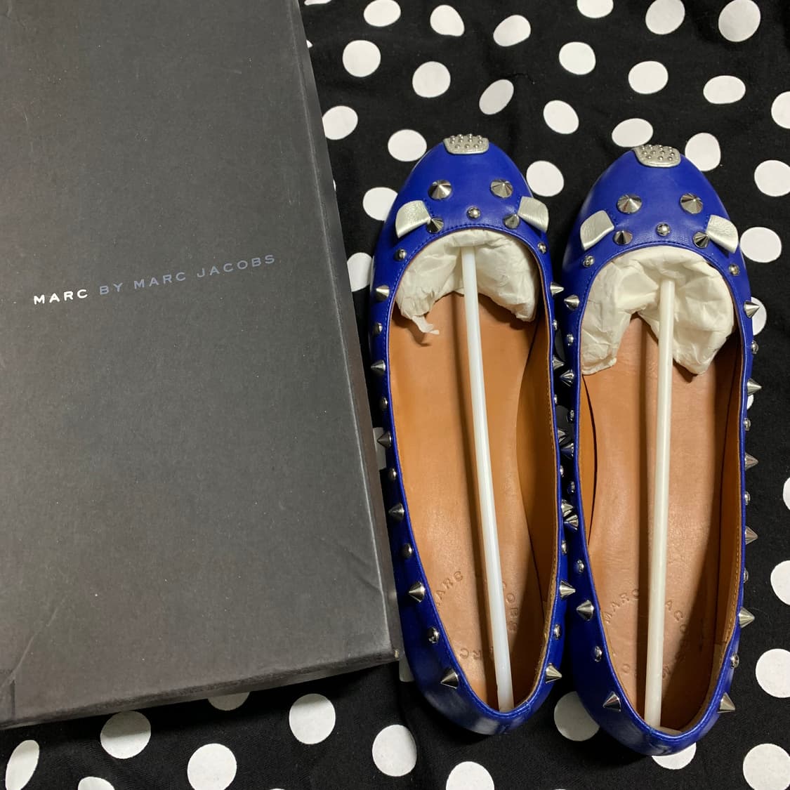 마크 바이 마크 제이콥스 스터드 마우스 플랫 슈즈 상품이미지1