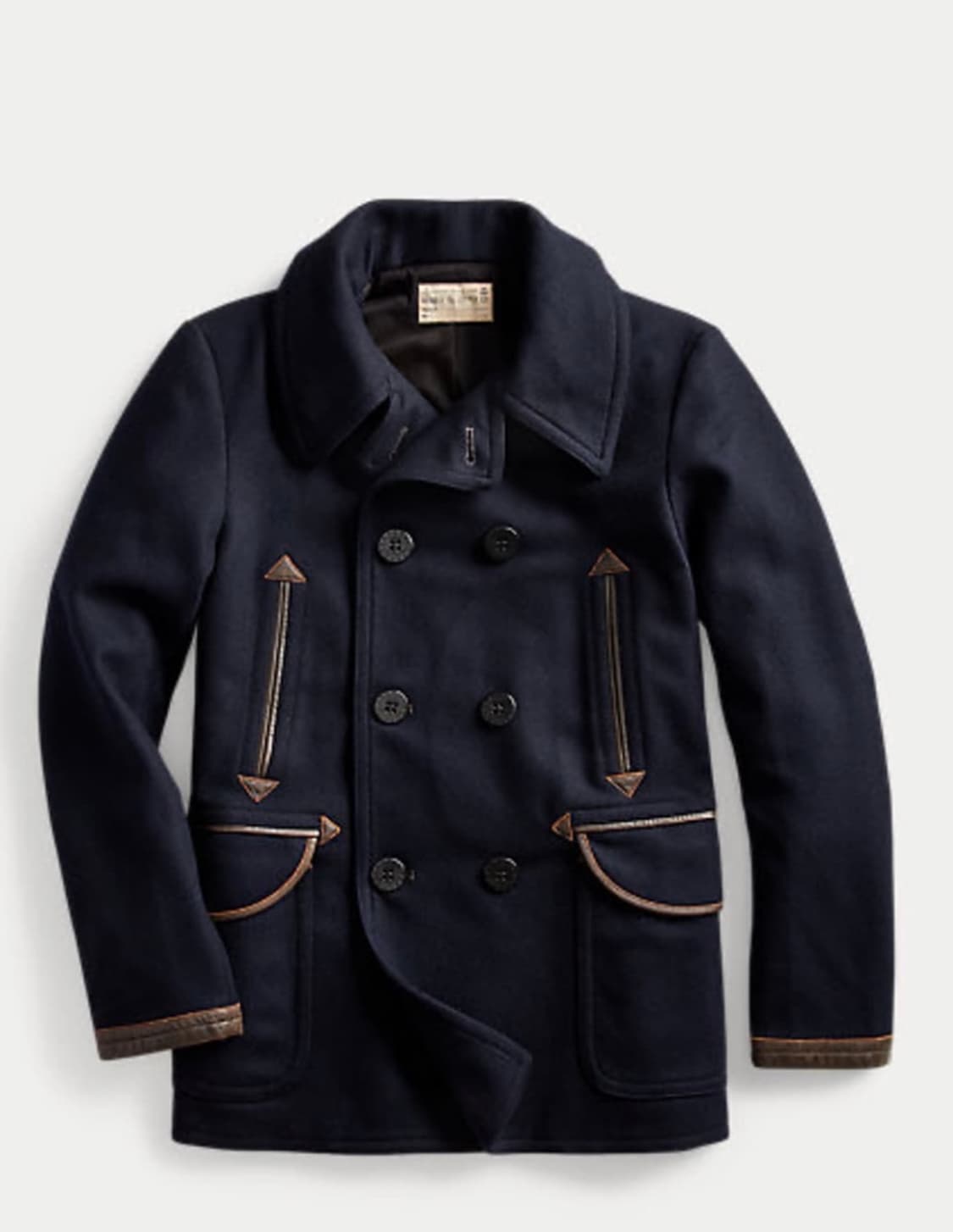 rrl 가죽패치 울피코트 L 상품이미지1