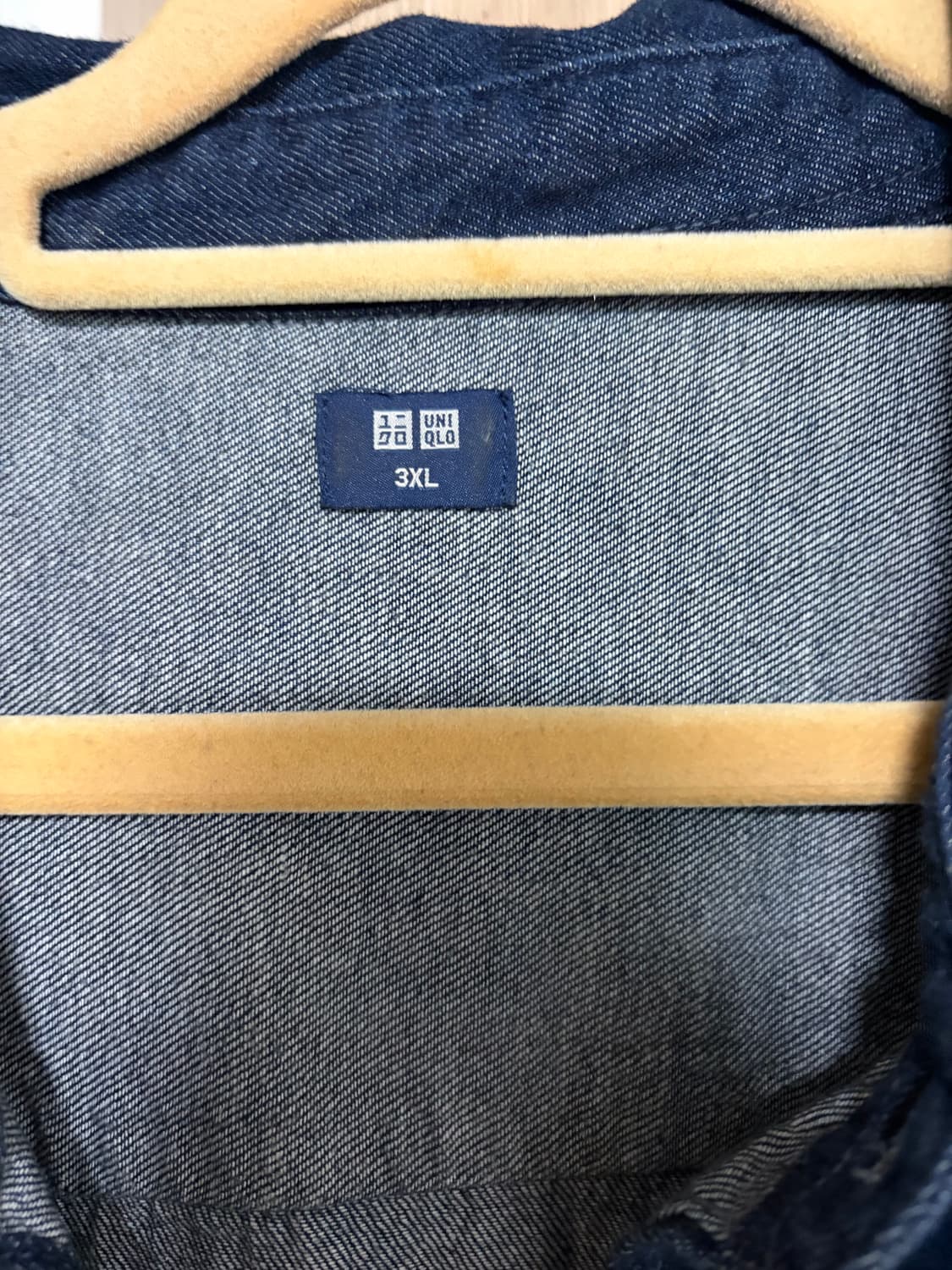 유니클로 3xl 데님 오버핏 셔츠 상품이미지4