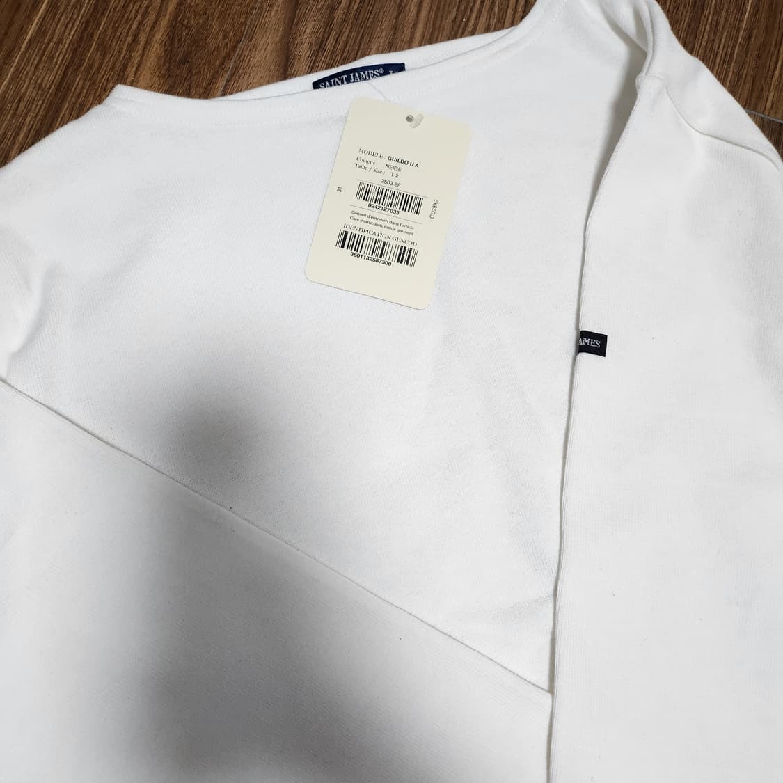 (새상품) 세인트제임스 길도U T2 화이트 상품이미지2