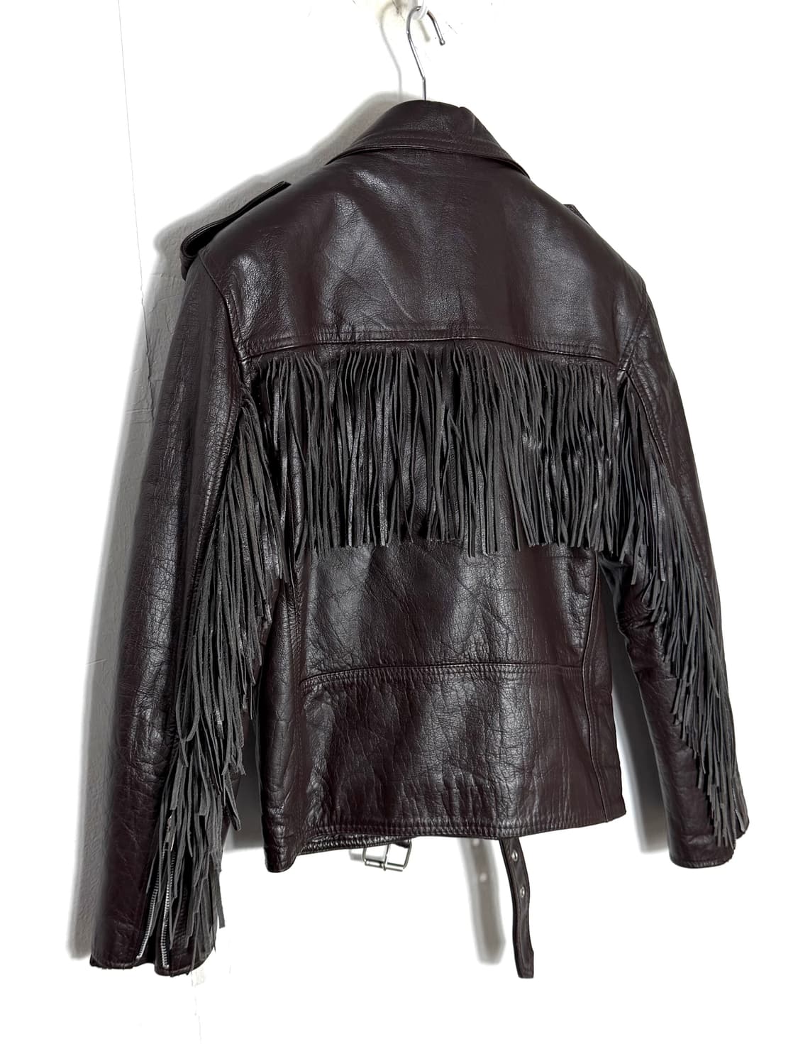 프린지 프린지레더자켓 프린지자켓 가죽자켓 레더자켓 빈티지가죽자켓 상품이미지2